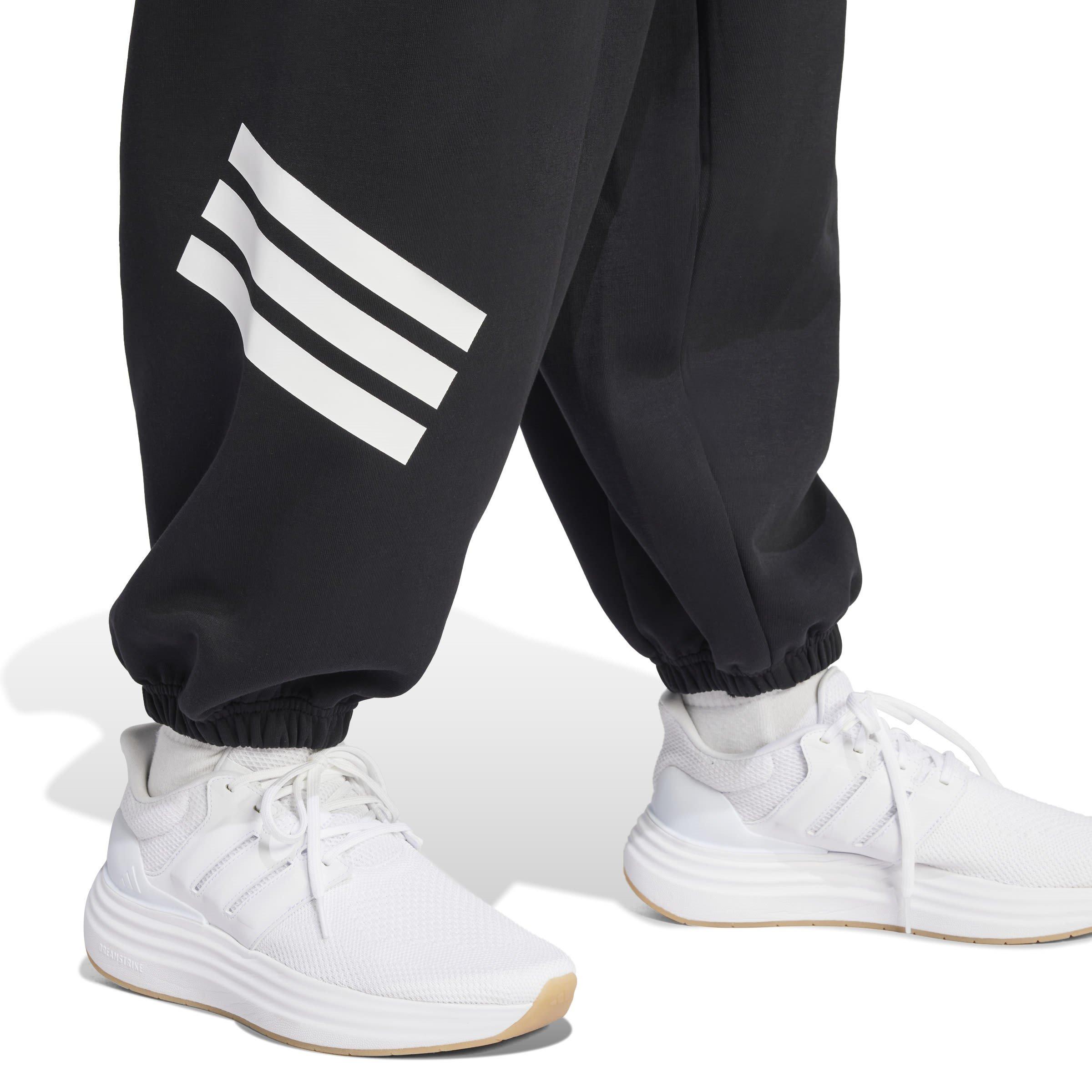 Black - adidas - Future Icons 3-Stripes Womens Lifestyle Parachute Pants - 6