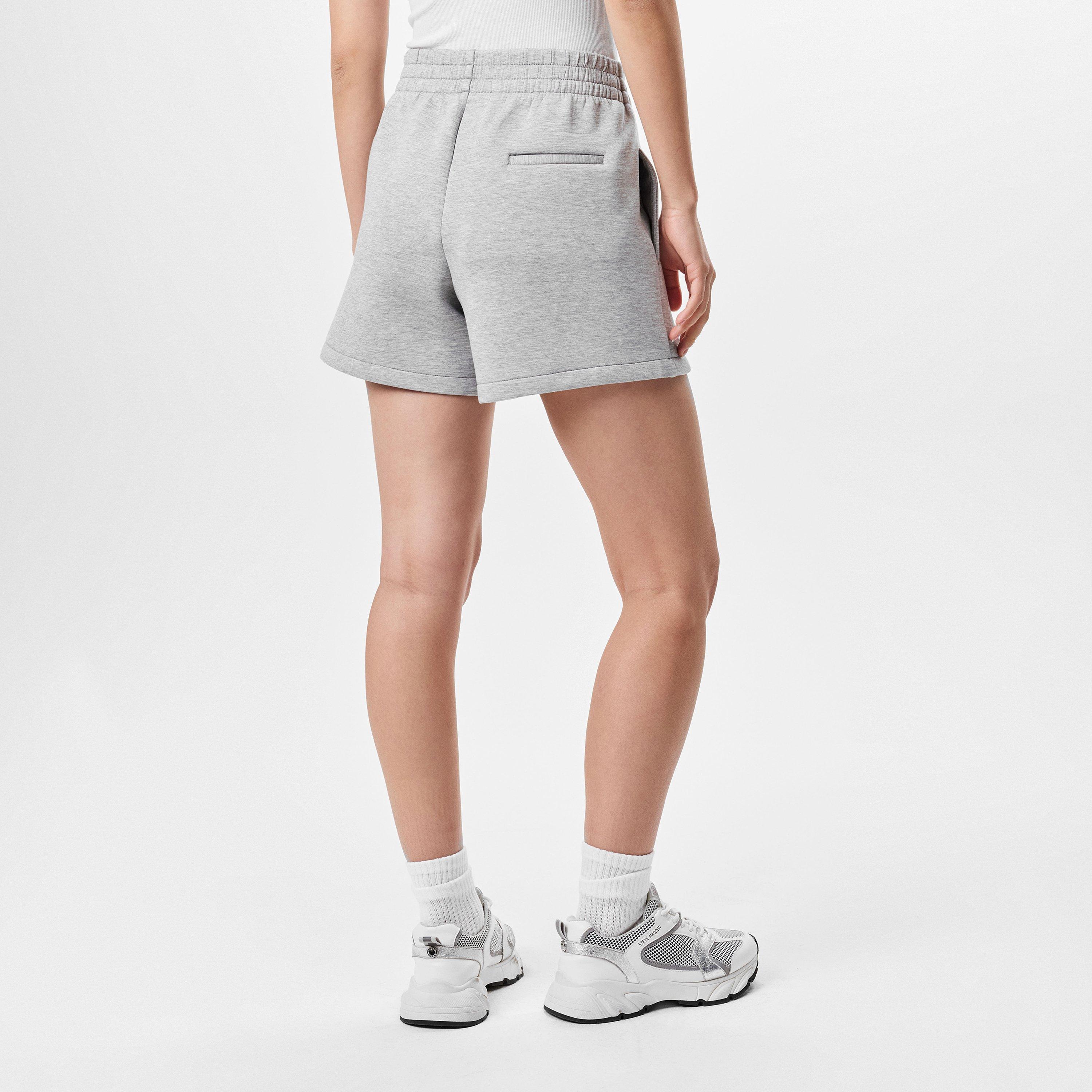 GREY - Anine Bing - Women's Kam Fleece Jogger Shorts - 4