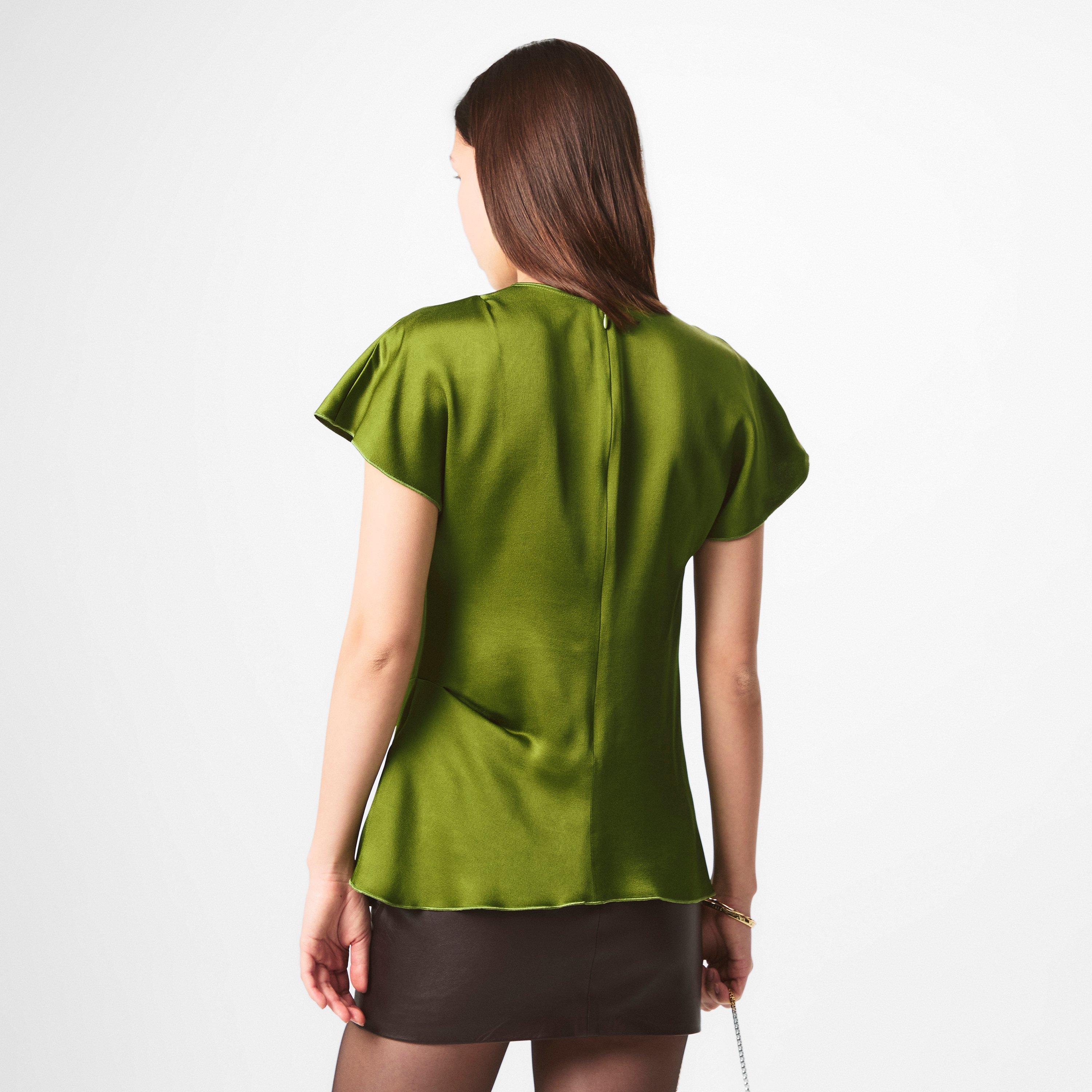 ALGAE - Victoria Beckham - Pleat-Detail Top - 4