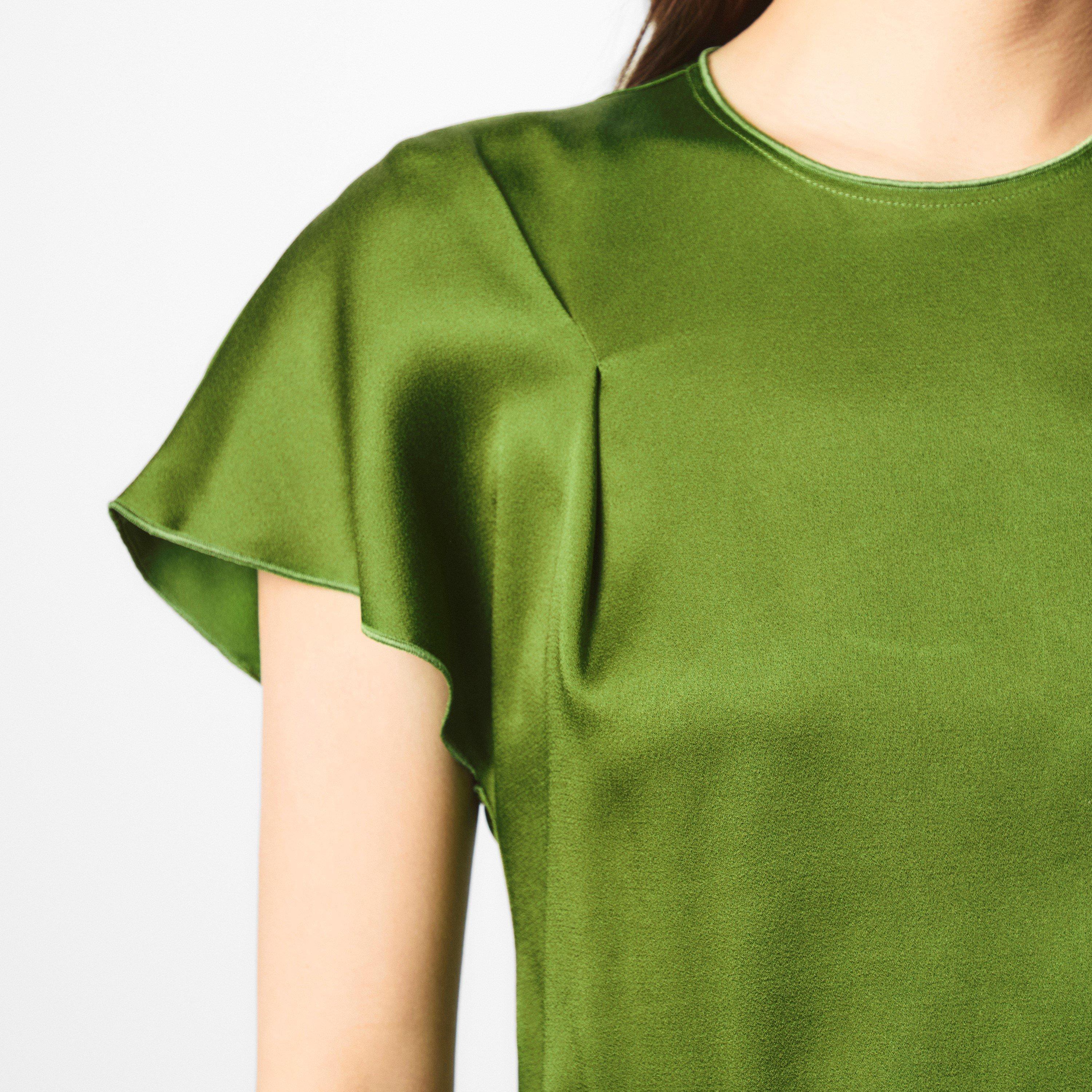ALGAE - Victoria Beckham - Pleat-Detail Top - 5