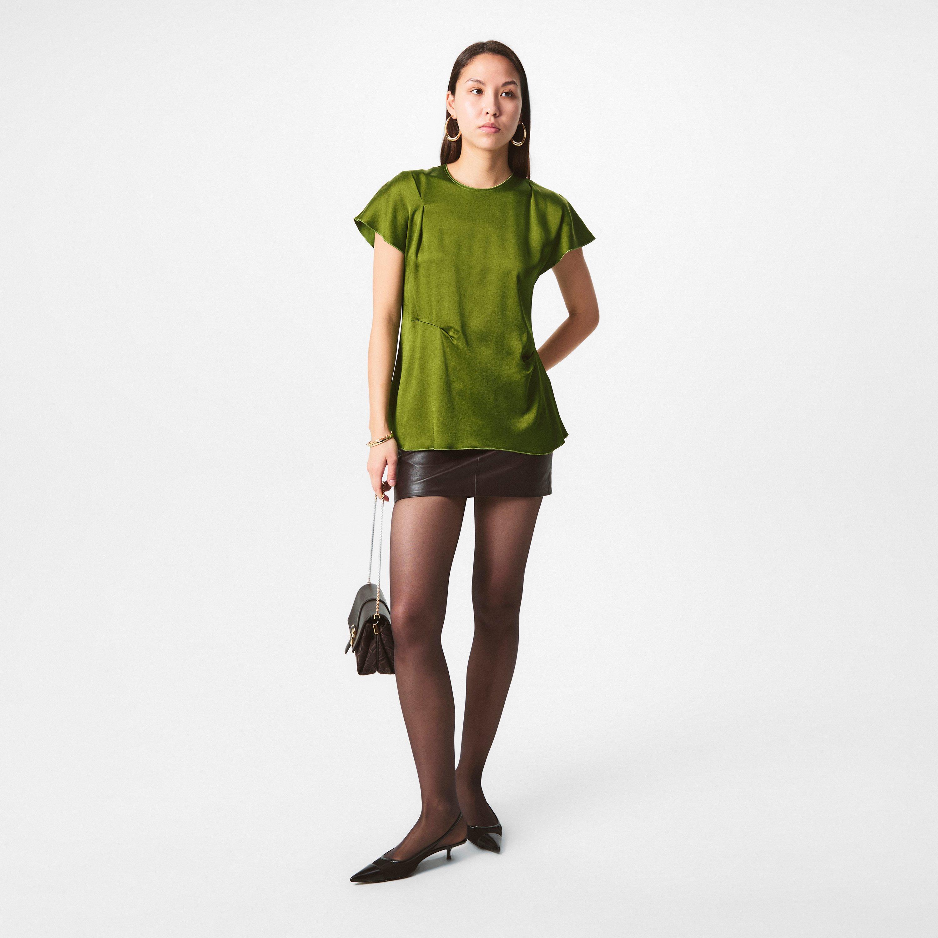 ALGAE - Victoria Beckham - Pleat-Detail Top - 6