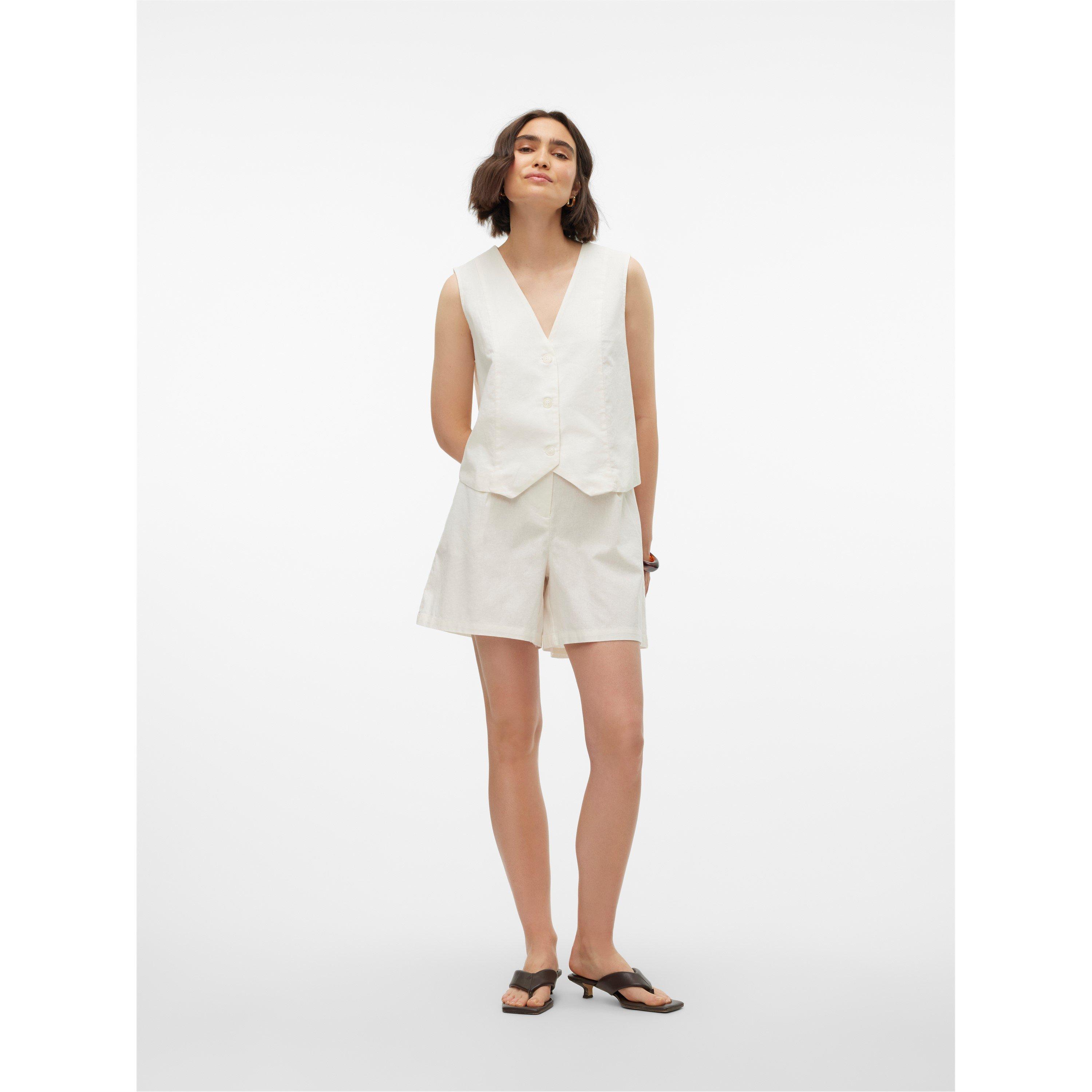 Helder Wit - Vero Moda - Woven Tracksuit Shorts - 4