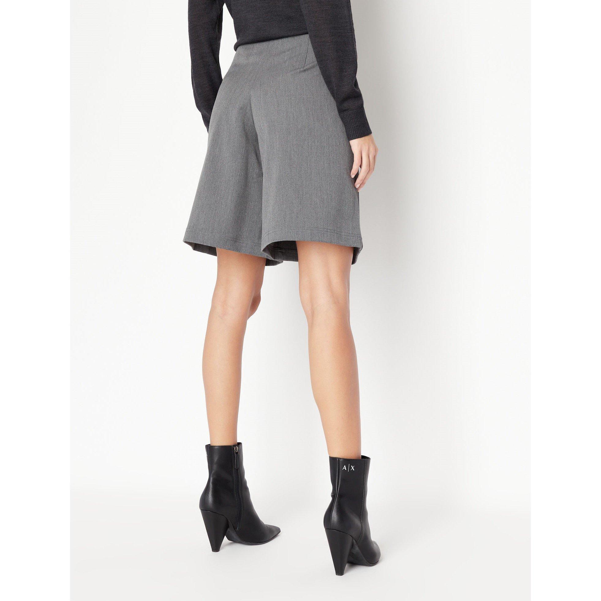 Dark Grey - Armani Exchange - Women's Cargo Shorts - 2