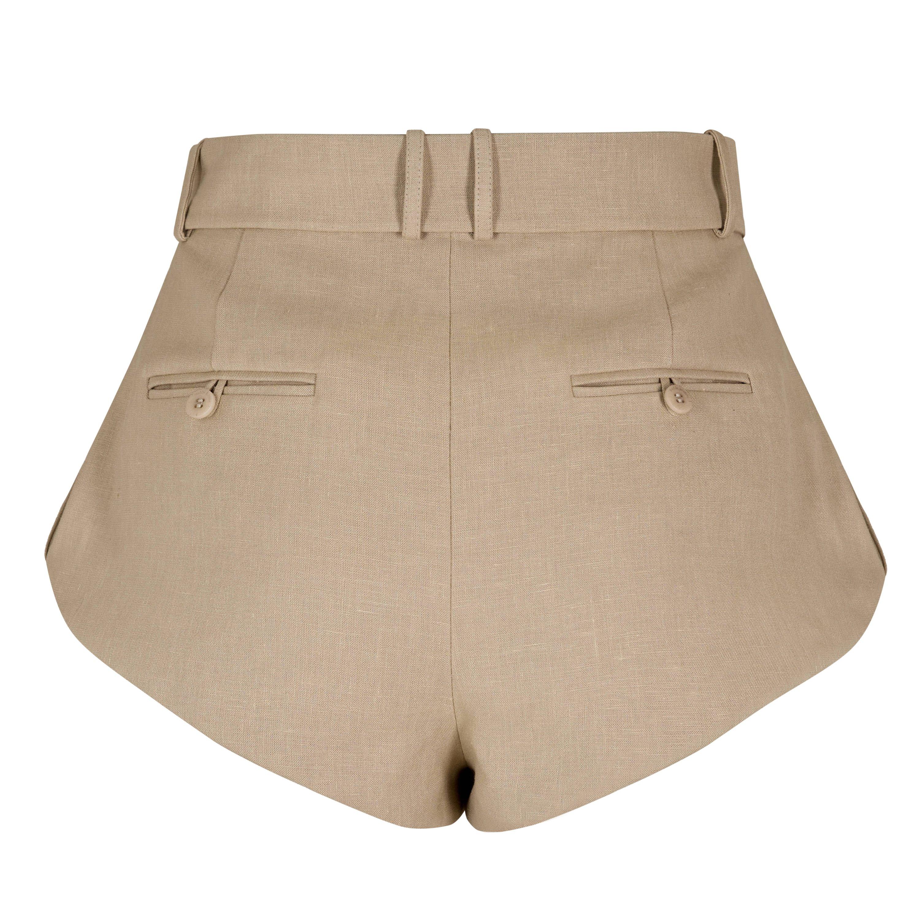 Beige - Magda Butrym - Women's Shorts 04 Tailored - 2