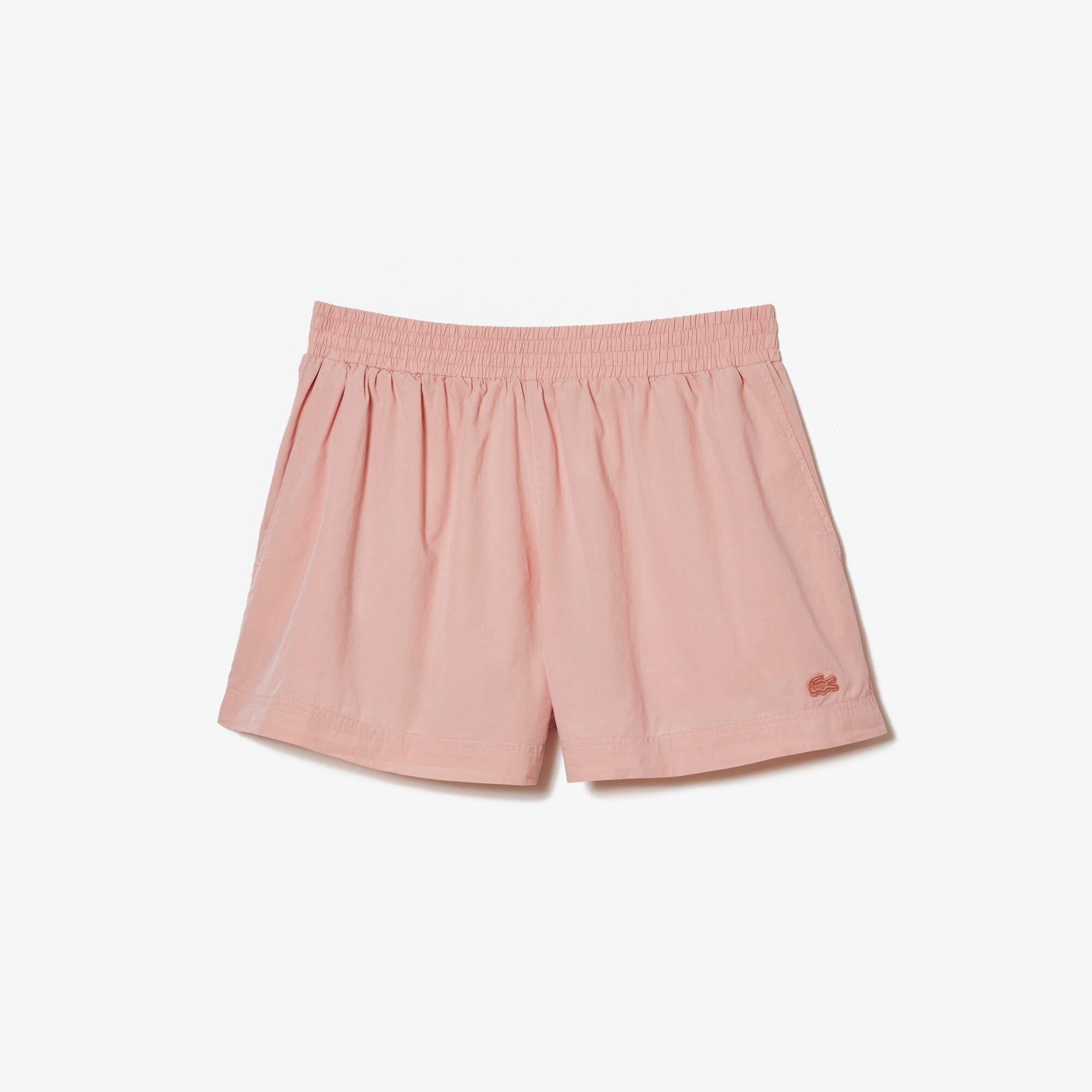 Eco Pink - Lacoste - Women's Bermuda Fleece Jogger Shorts - 1