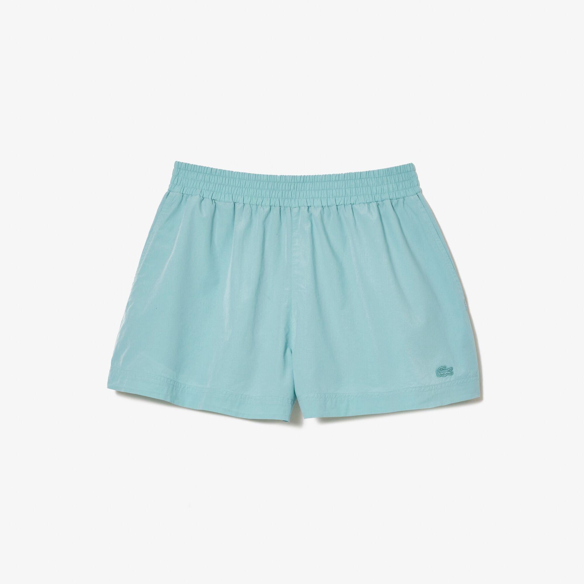 Lacoste Women's Bermuda Fleece Jogger Shorts - Eco Blue - 8 (36)