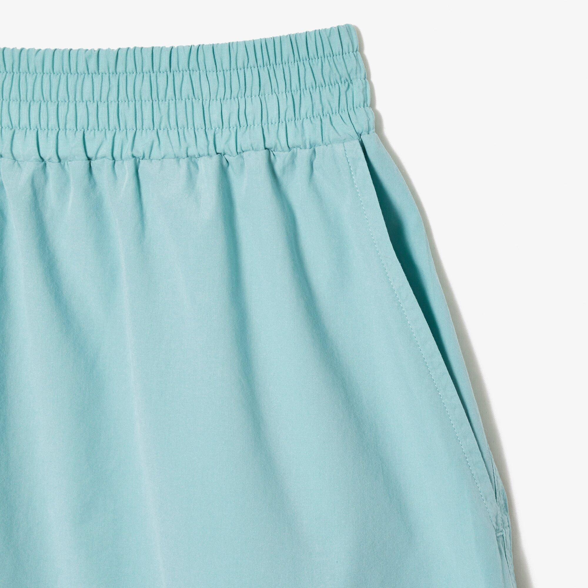 Øko Blå - Lacoste - Women's Bermuda Fleece Jogger Shorts - 3