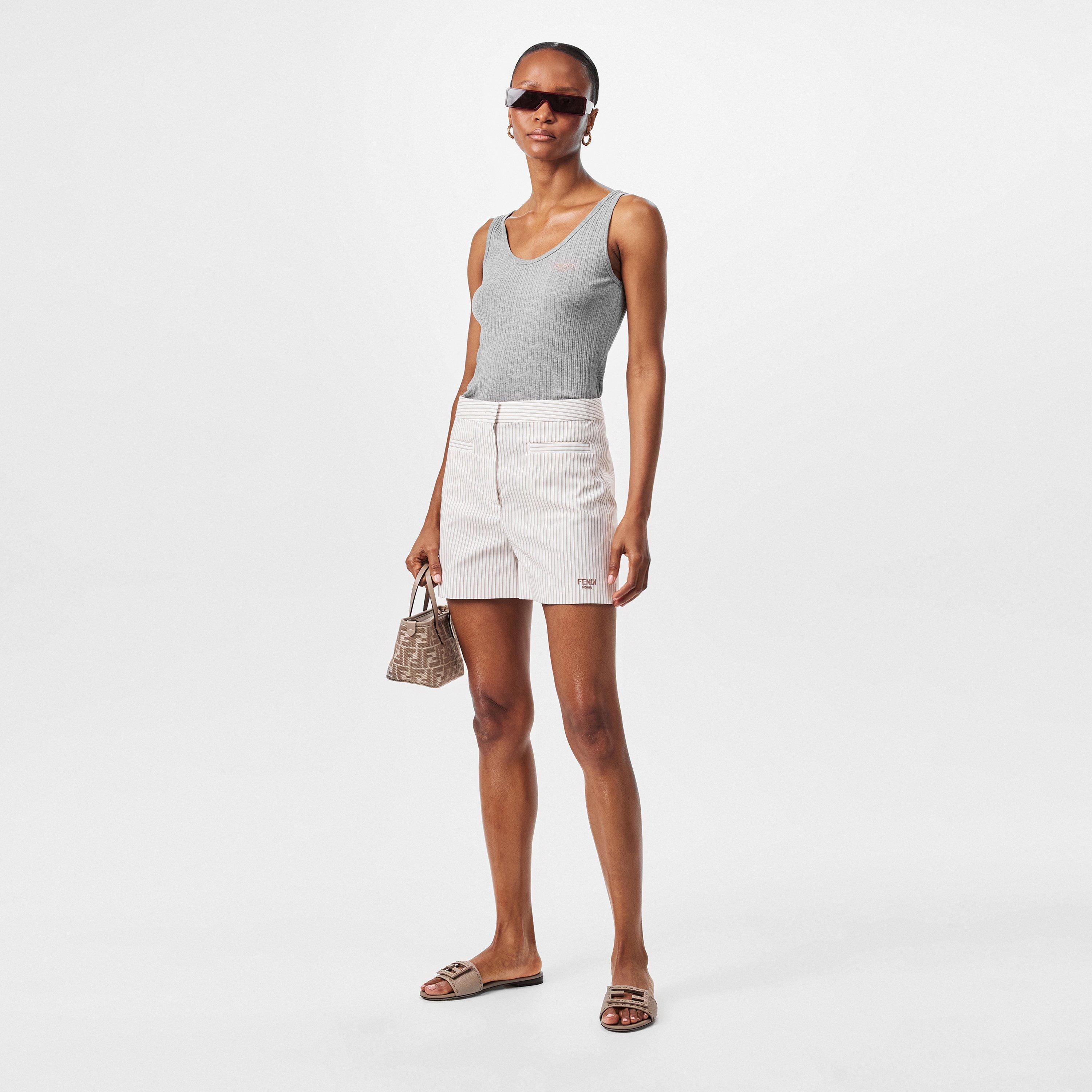 Cream - Fendi - Tailored Stripe Shorts - 6