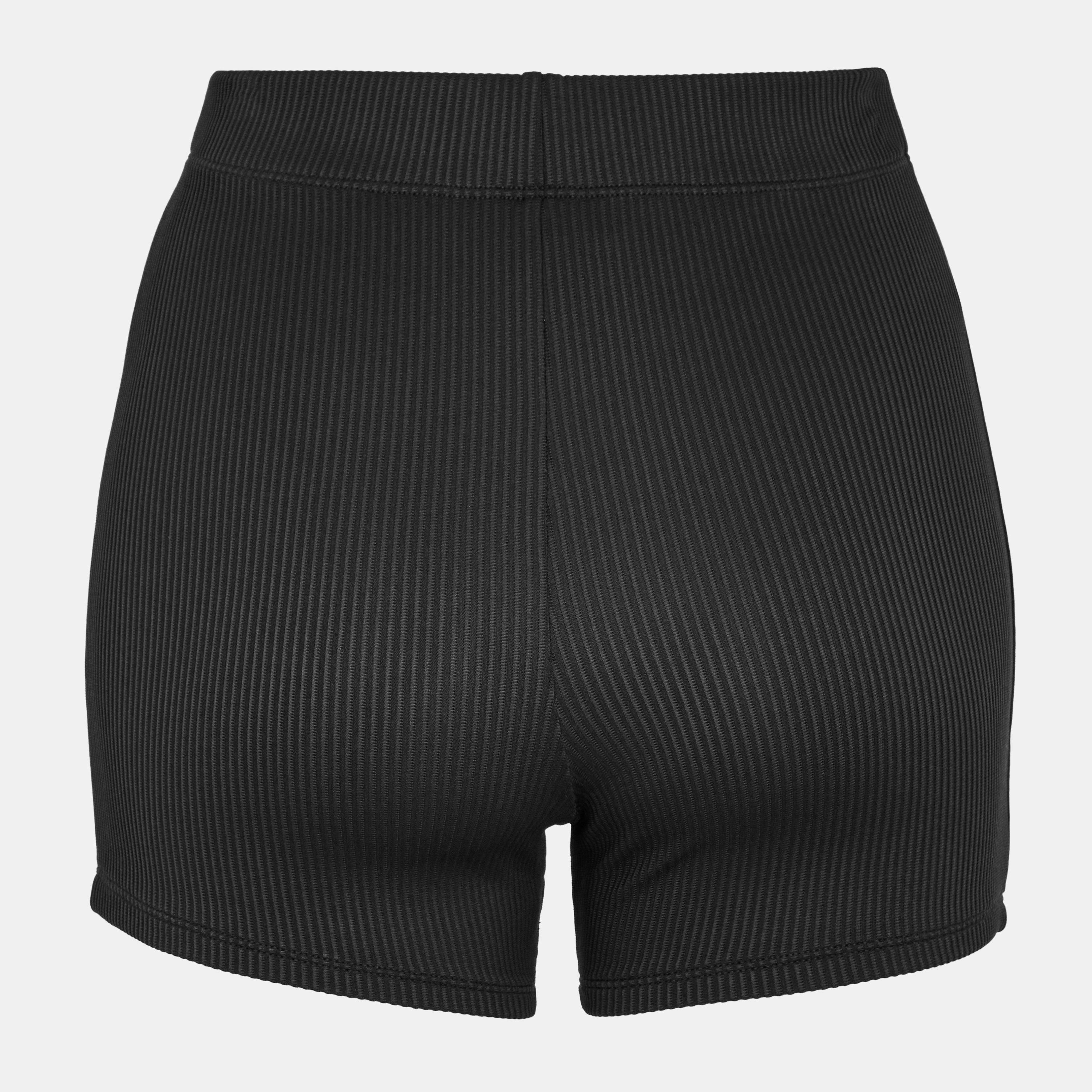 Black Combo - Puma - Ribbed Booty Shorts - 2