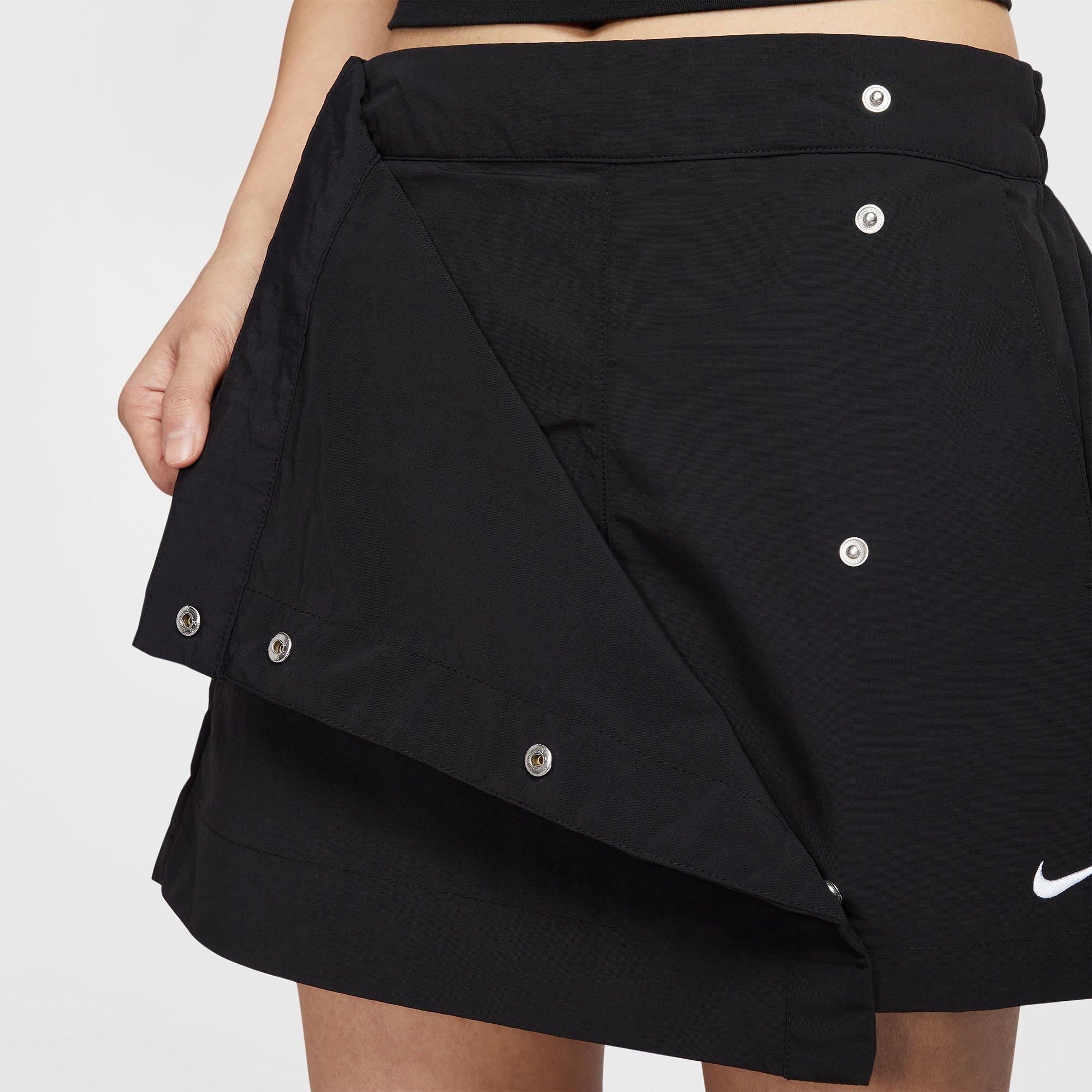Black/White - Nike - Nike Sportswear Essential Womens Woven Skort - 5