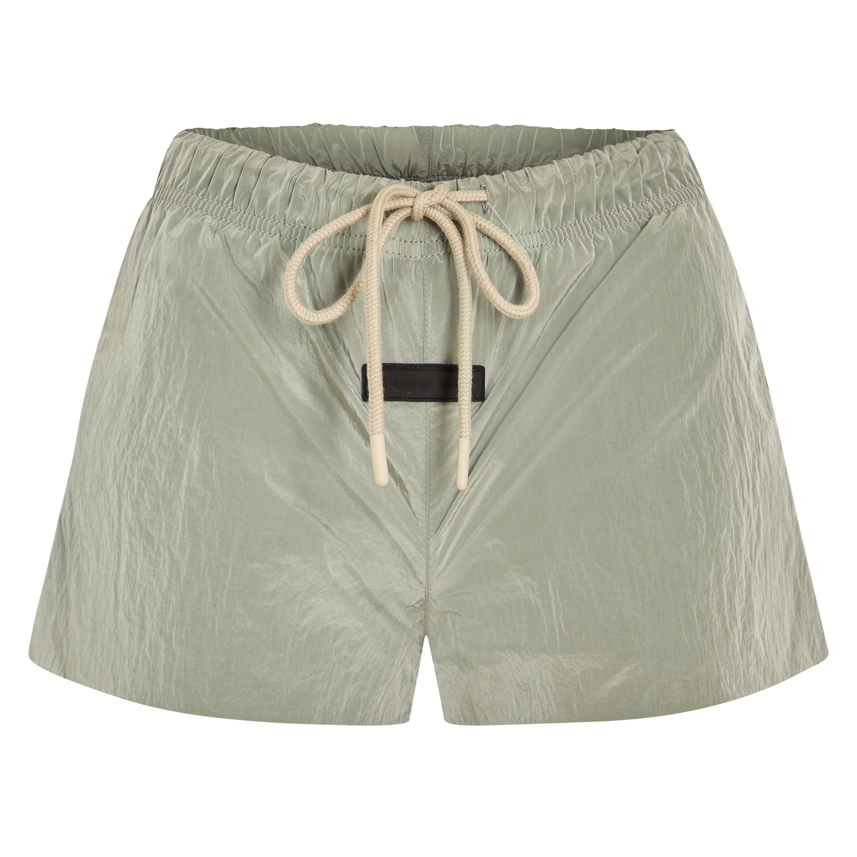 Fear Of God Essentials Women's Running Fleece Jogger Shorts - Seal - 10 (S)