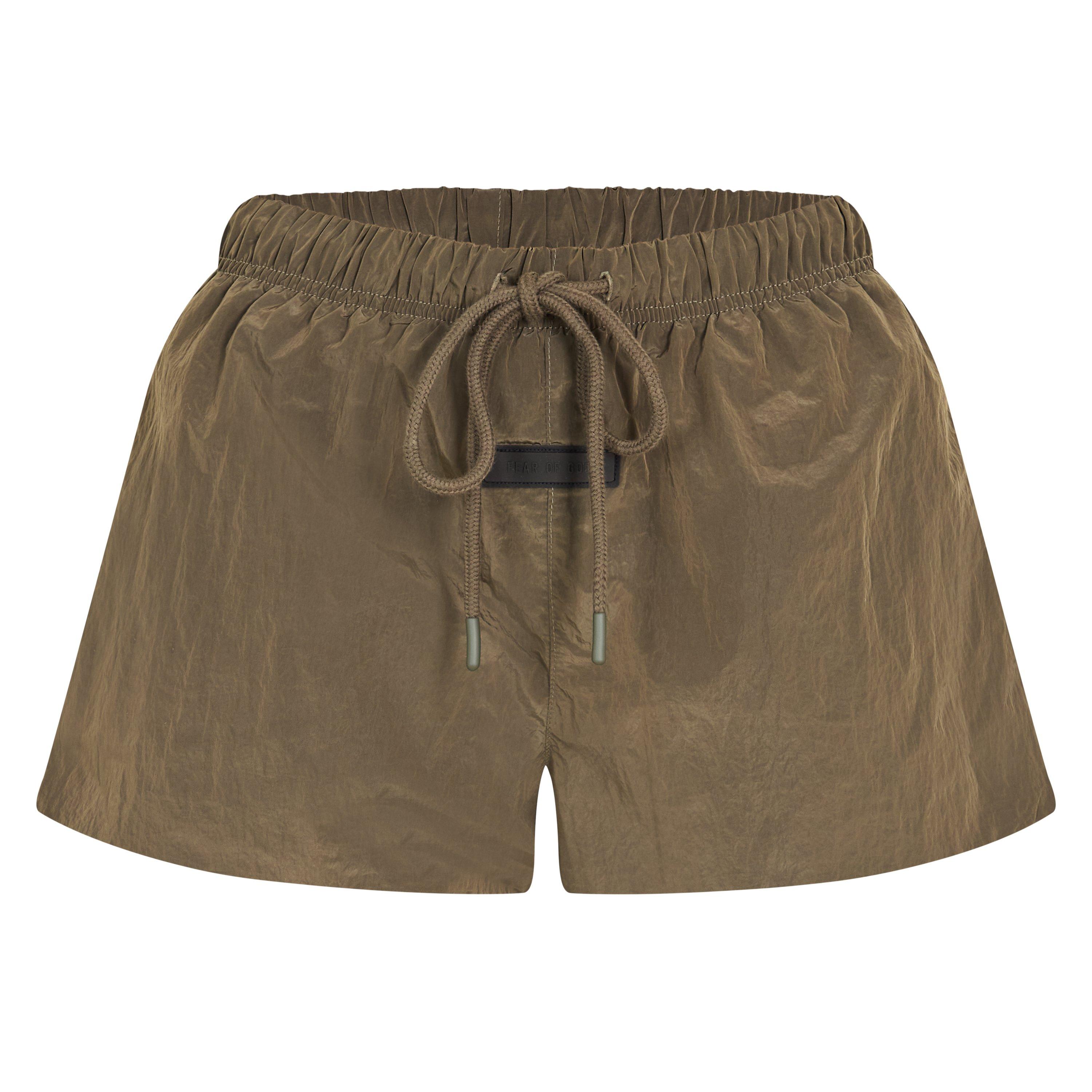 Fear Of God Essentials Women's Running Fleece Jogger Shorts - Ink - 8 (XS)
