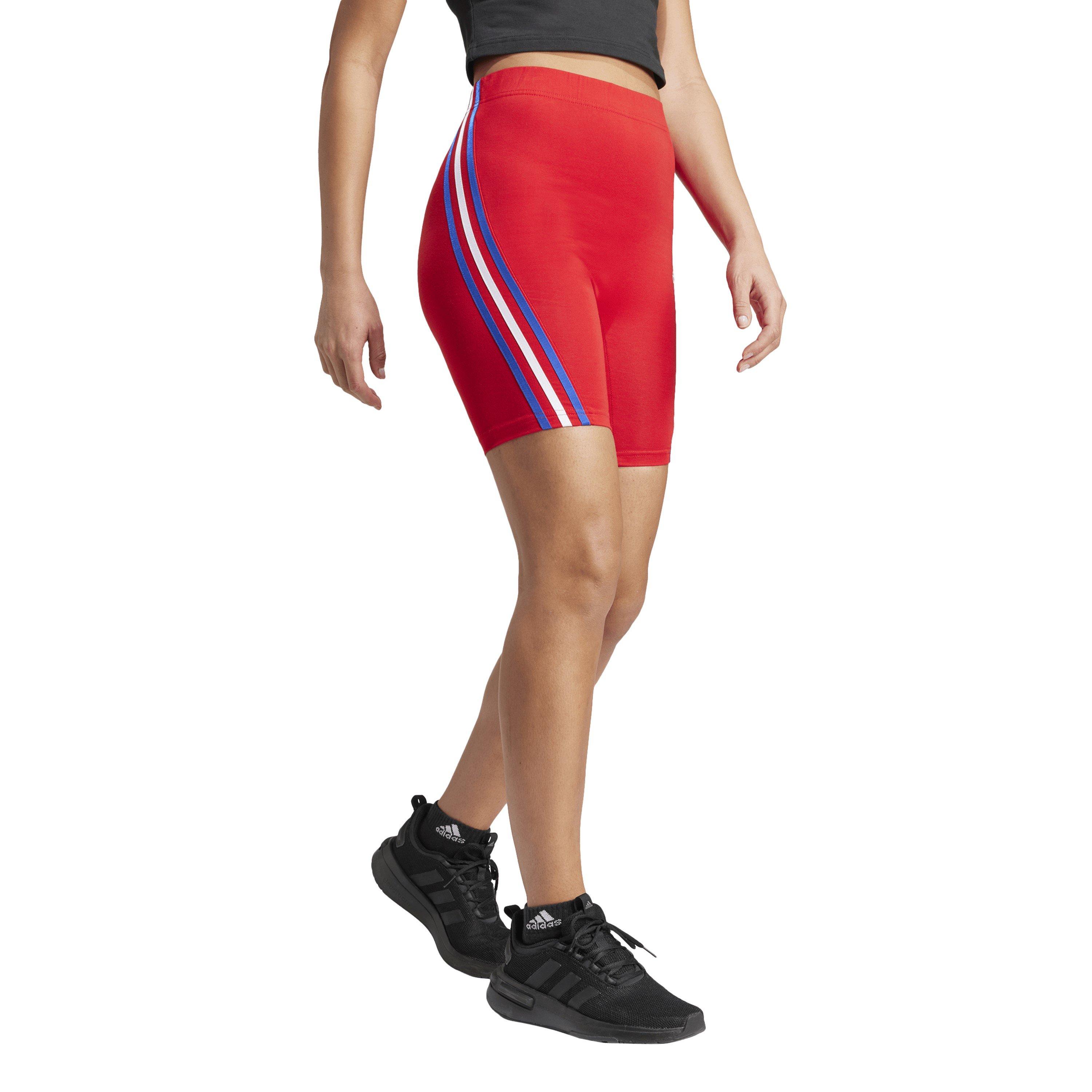 Red - adidas - W Fi 3s Biker Jogger Short Womens - 6
