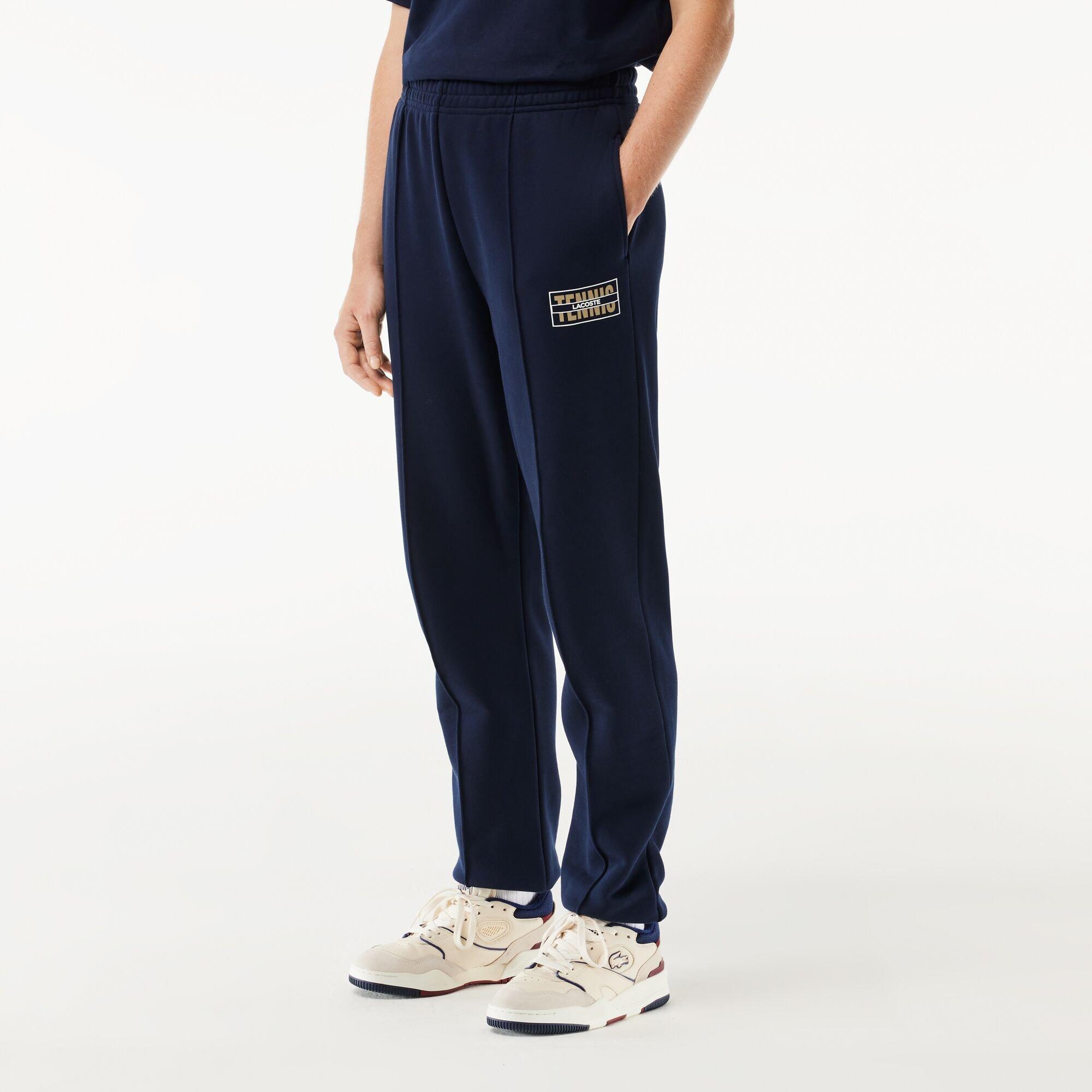 Navy Blue - Lacoste - Pleated Trackpants - 2