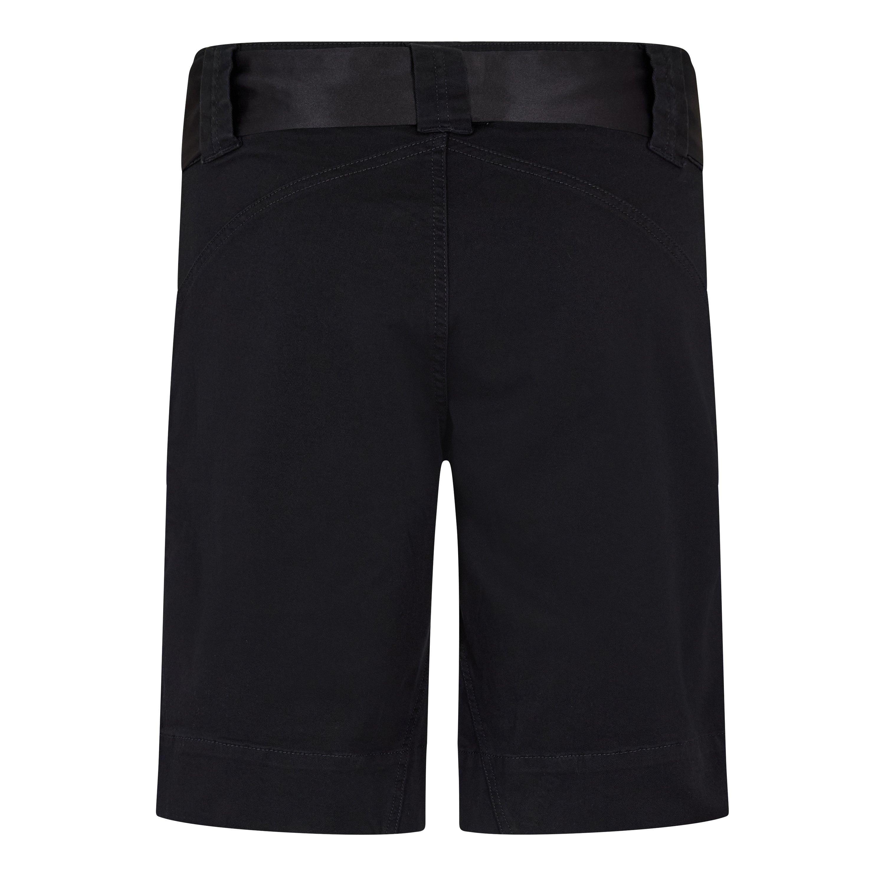 Black - Puma - Tie Belt Bermuda Shorts Womens - 2