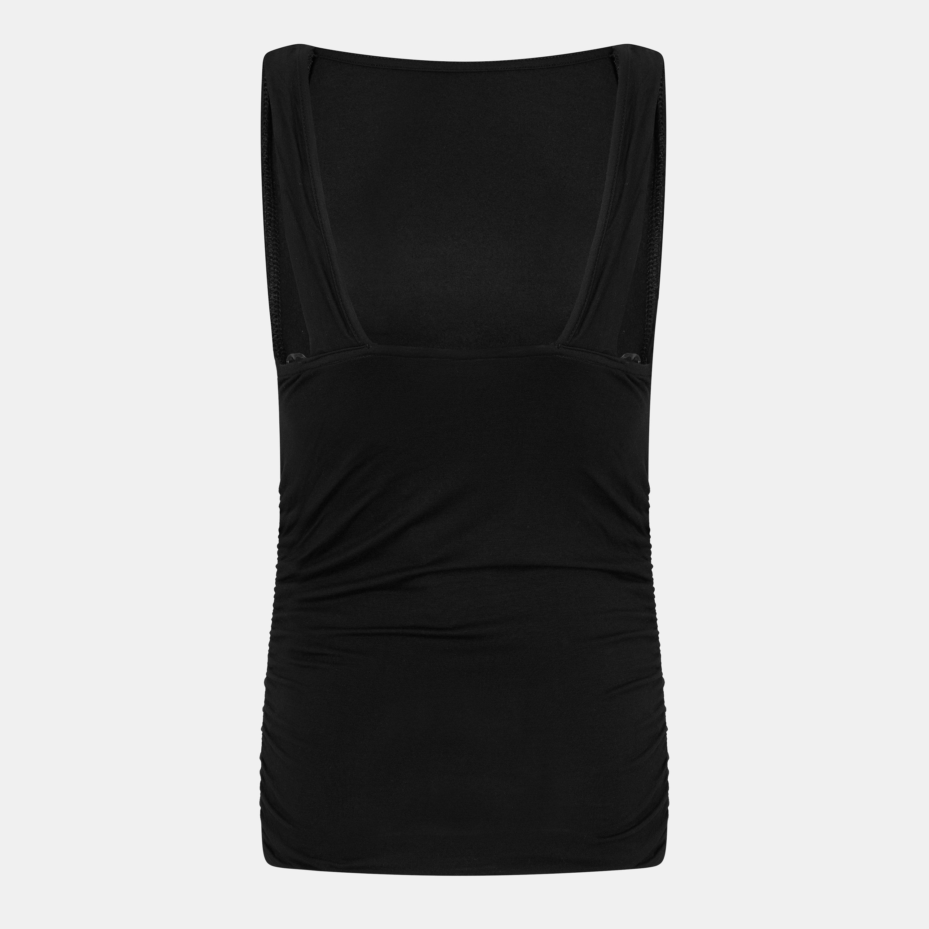 Black - Vero Moda - Regitze Short-Sleeve Blouse - 2