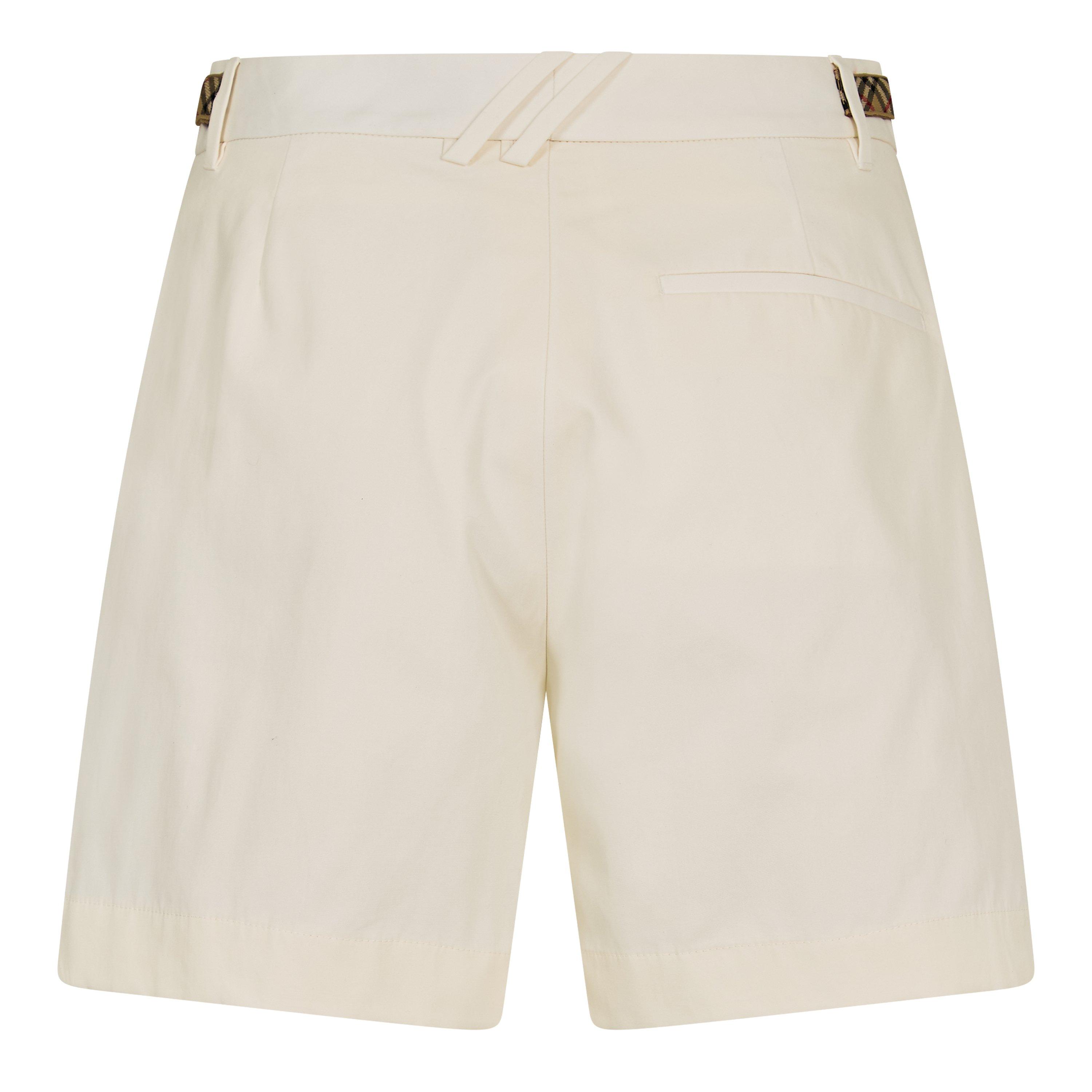 Seashell White - Burberry - Women's Tailored Shorts - 2