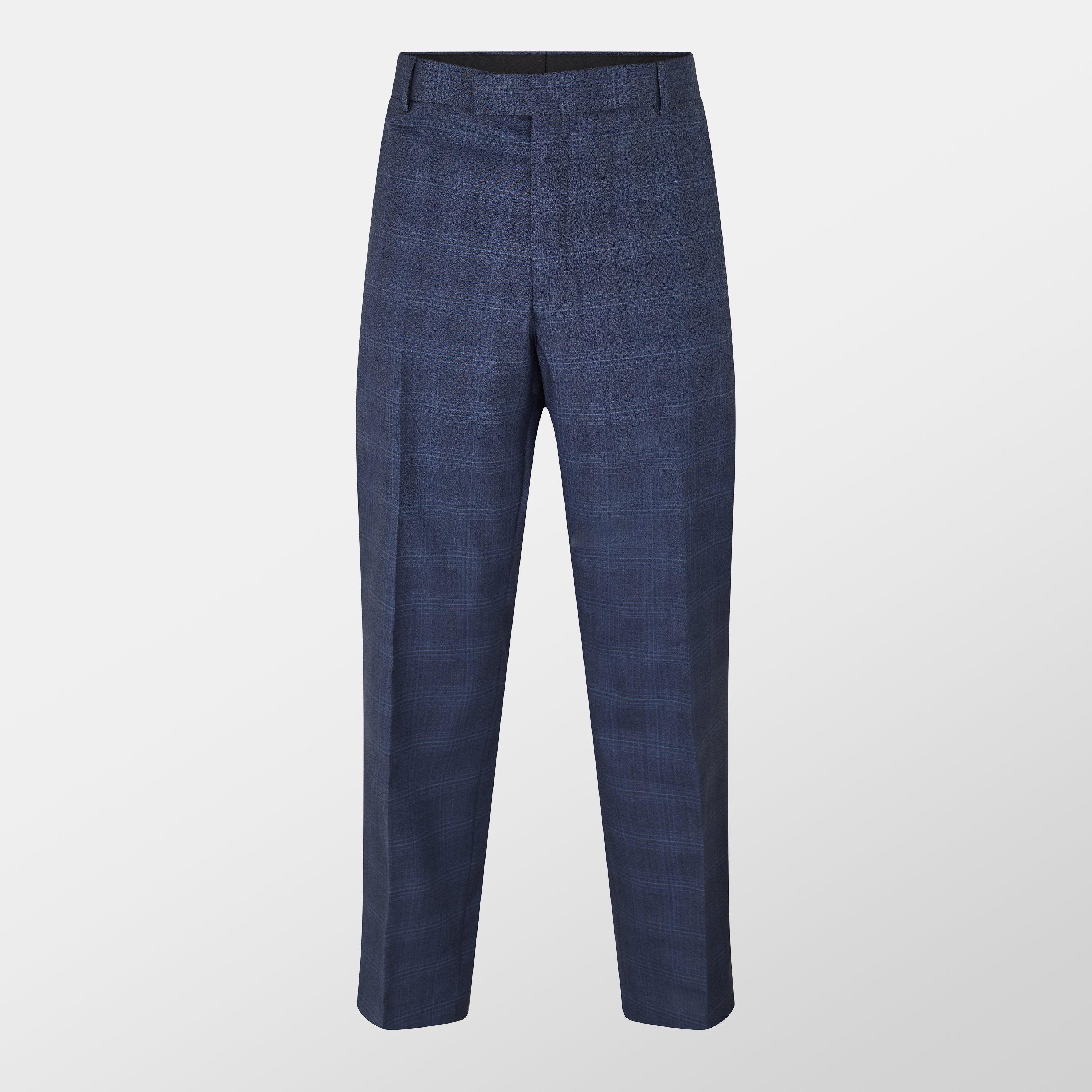 Blue - Pierre Cardin - PC Regular Suit Trousers - 1