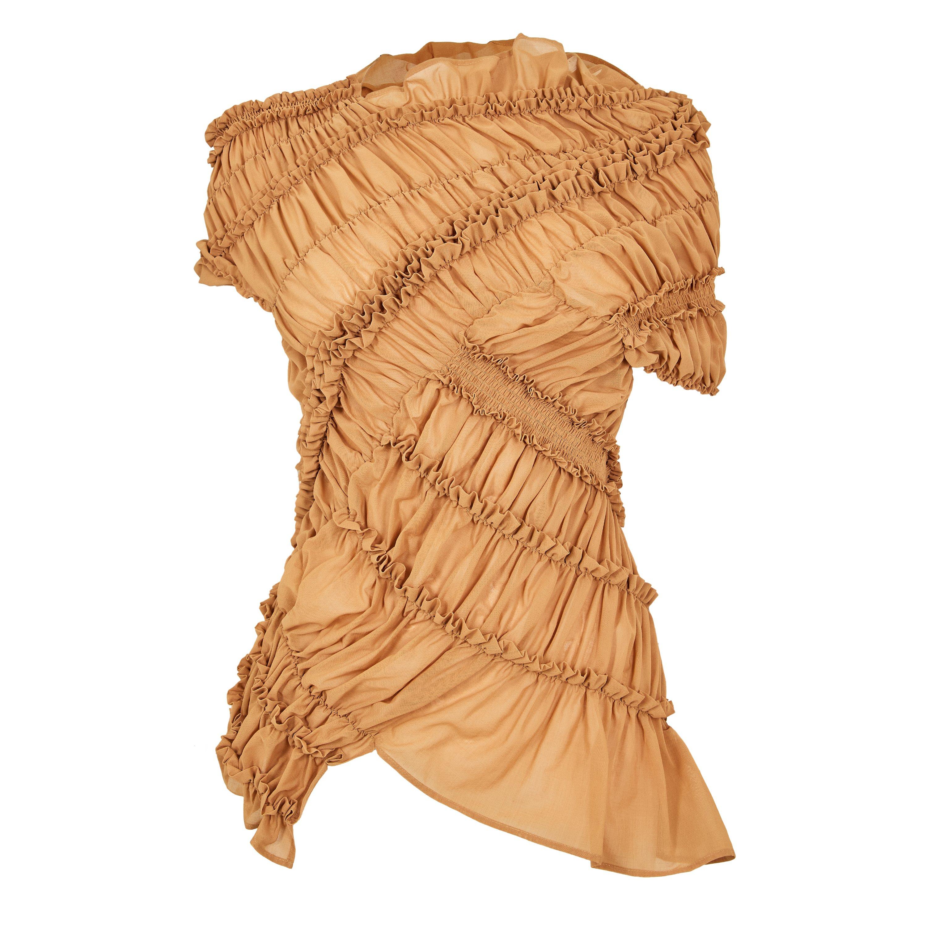 Nude - Magda Butrym - Women's Blouse 01 Short Sleeve - 1