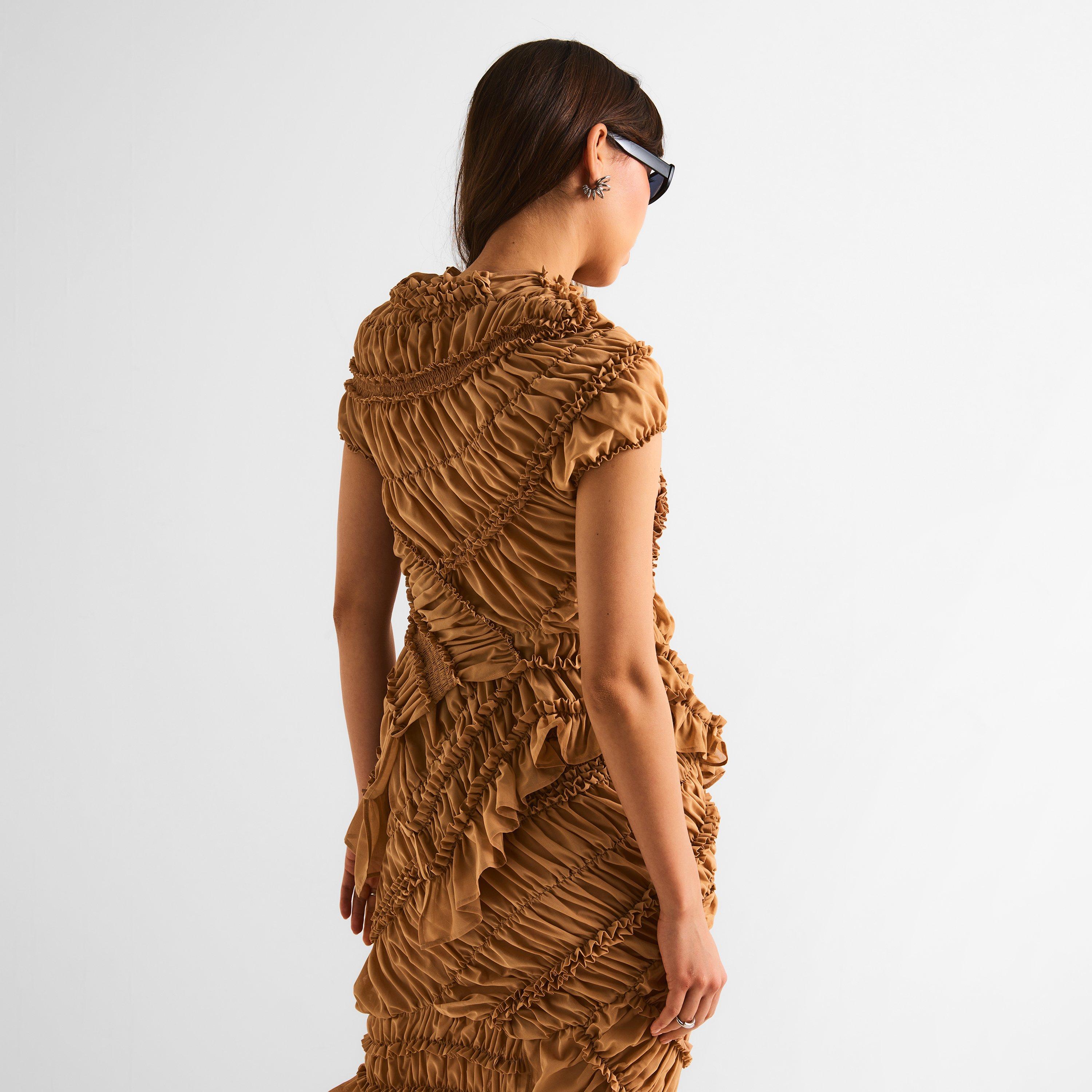 Nude - Magda Butrym - Women's Blouse 01 Short Sleeve - 4