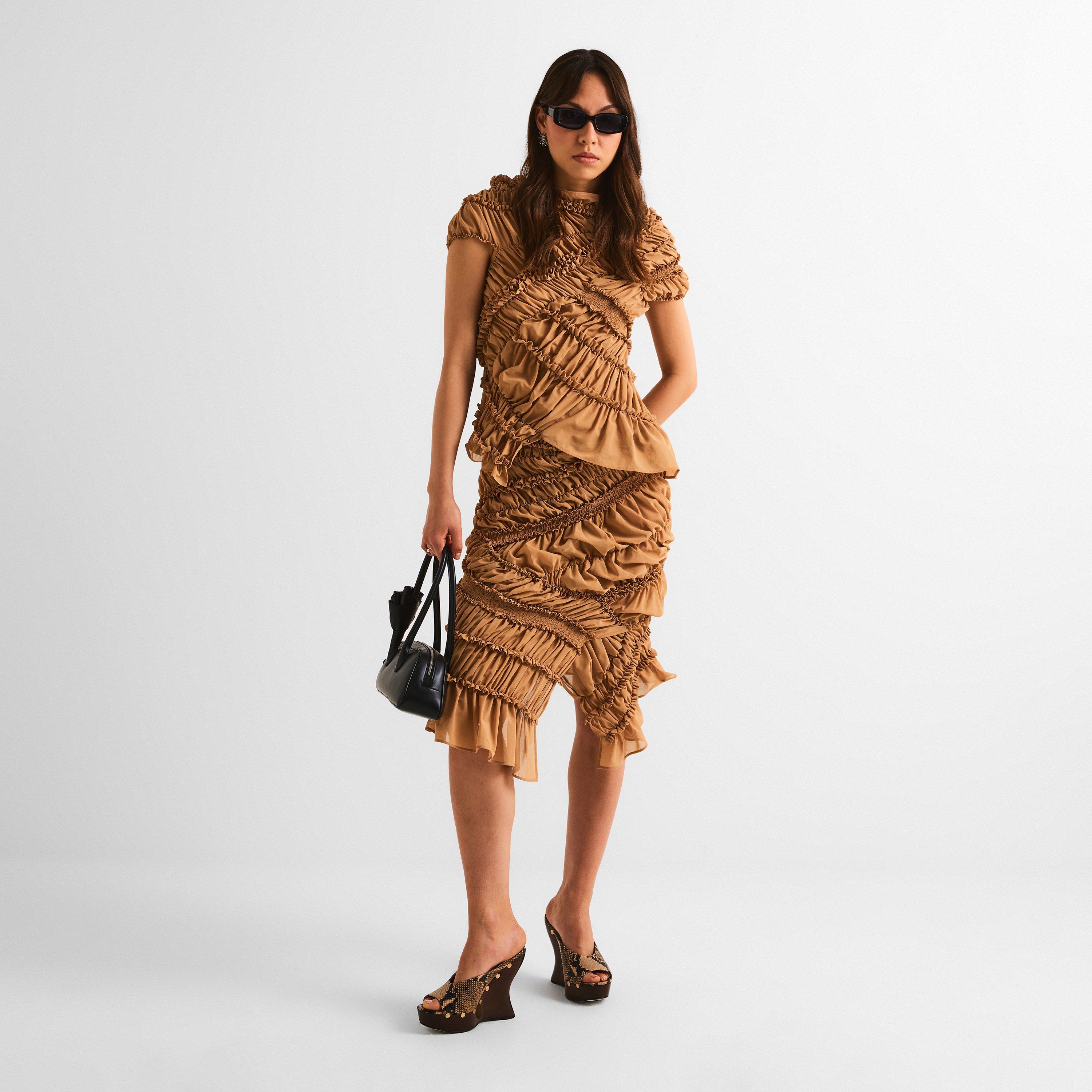 Nude - Magda Butrym - Women's Blouse 01 Short Sleeve - 5