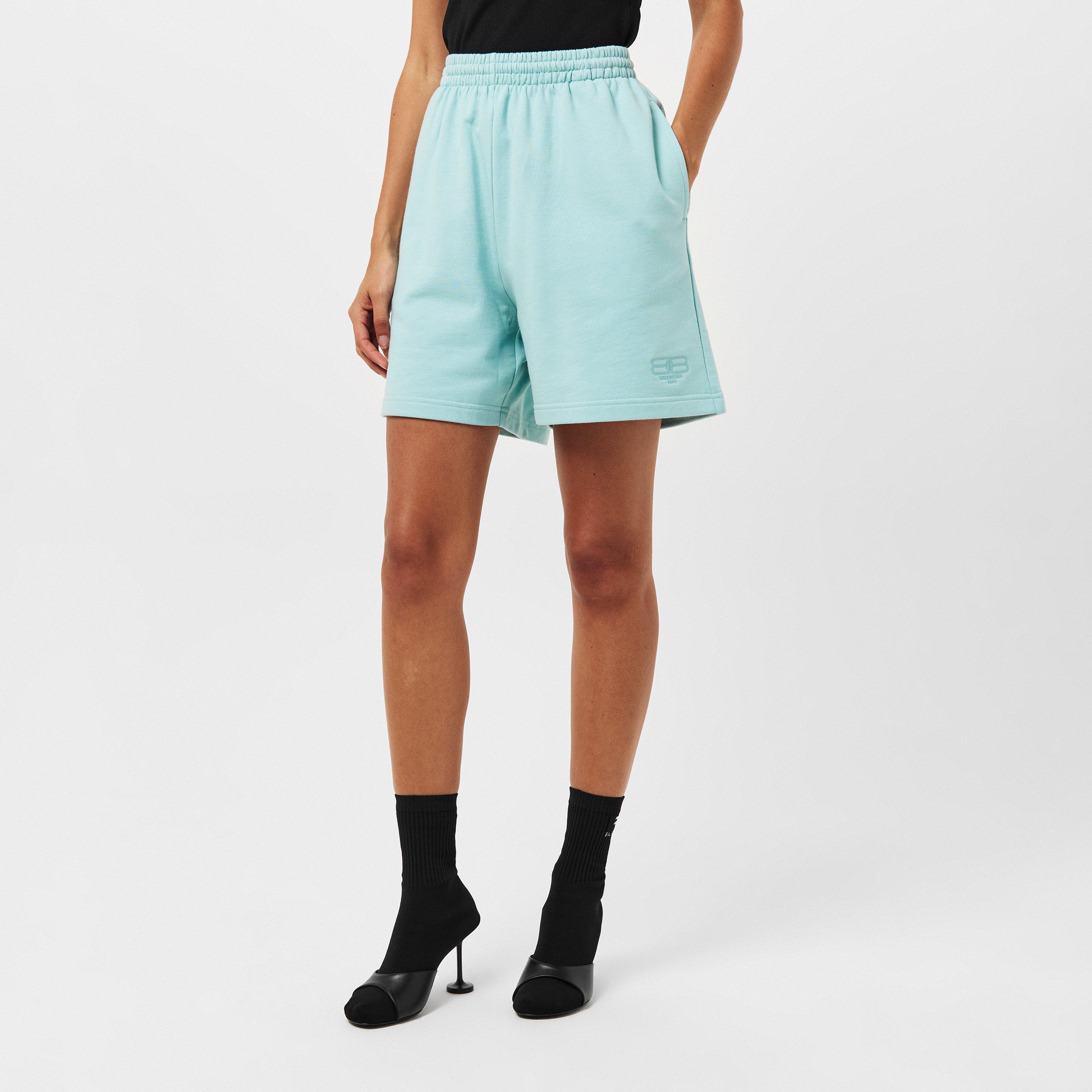 Green/Green - Balenciaga - Women's Jersey Shorts - 3