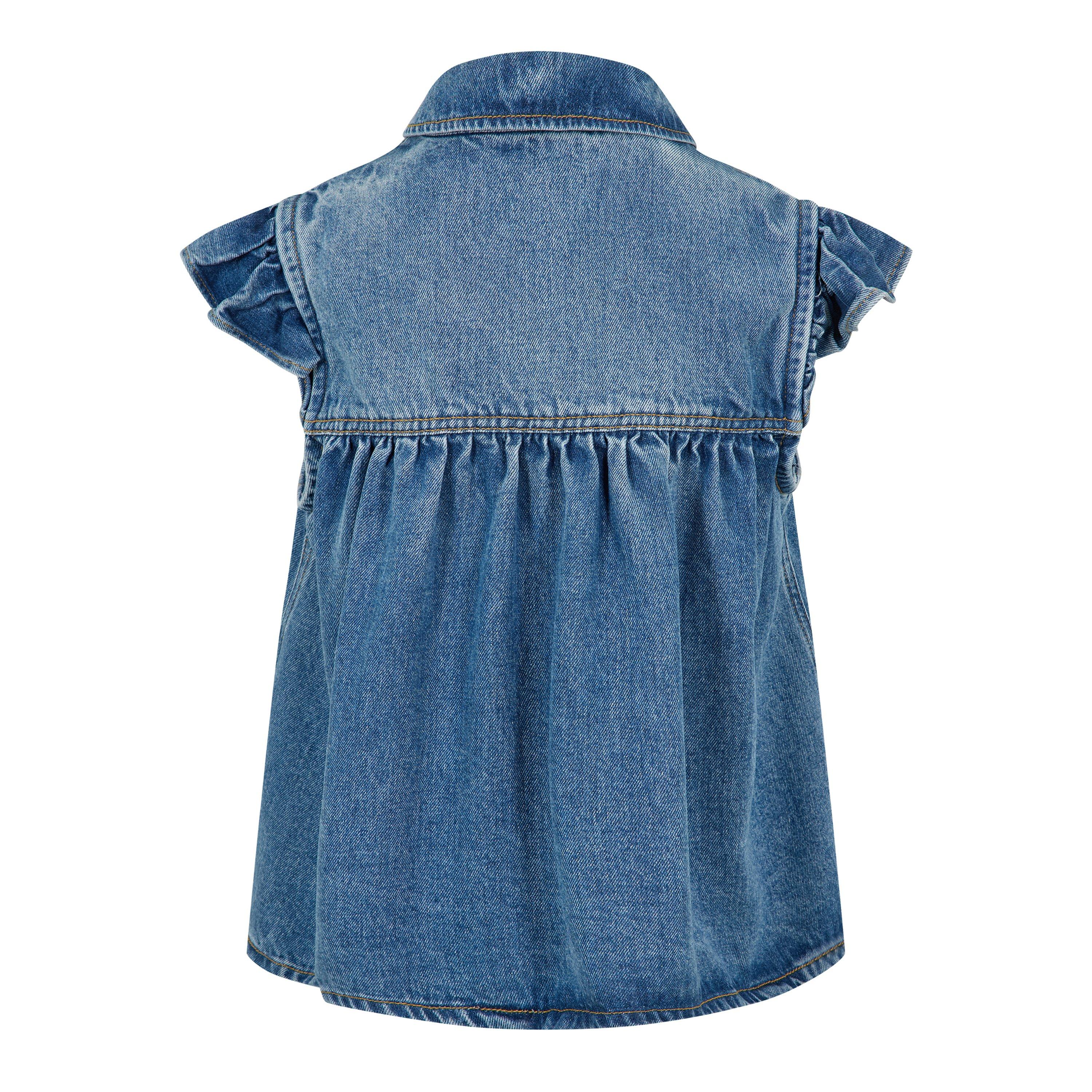 Tint Wash - Ganni - Ganni Denim Top Ld62 - 2