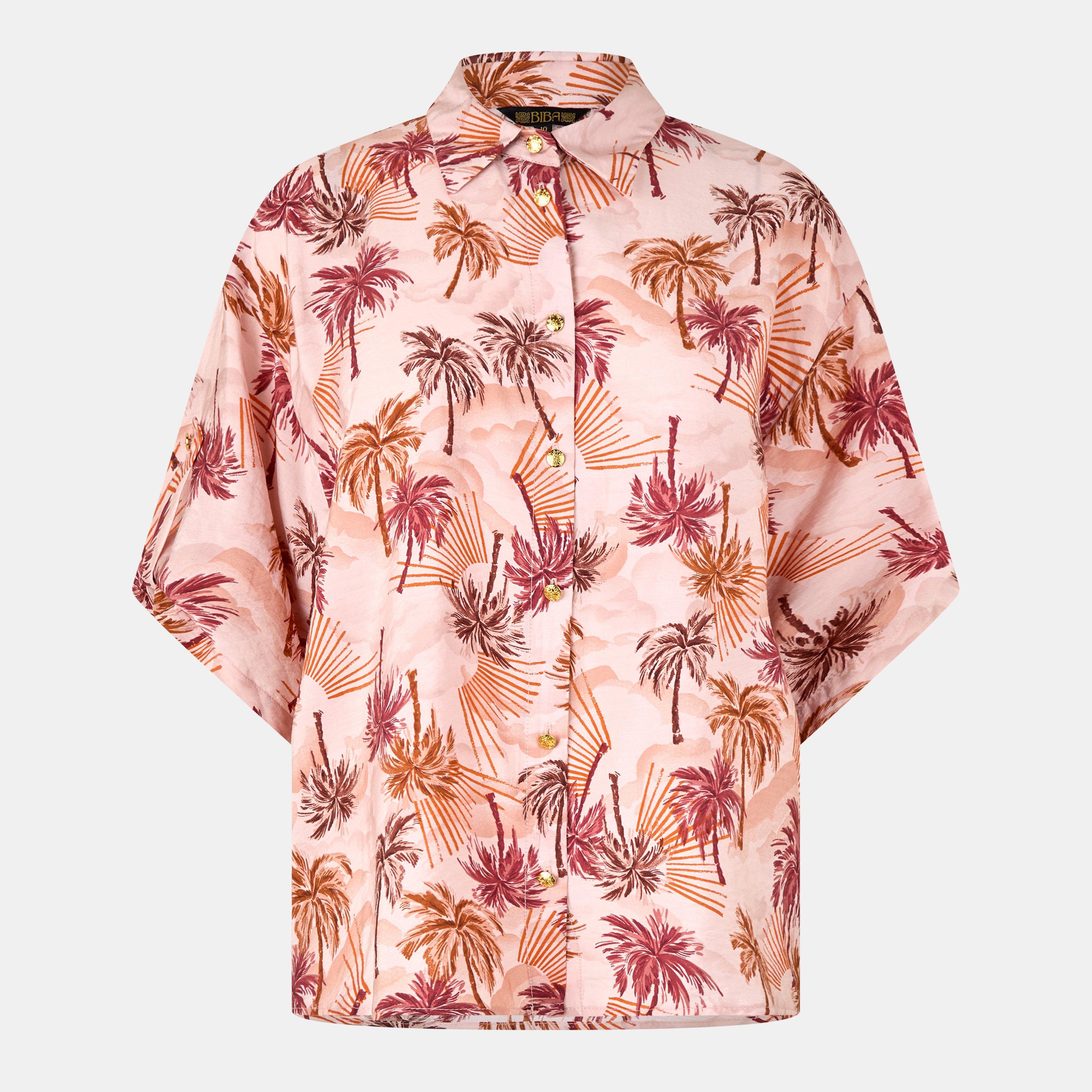 sonnenverwöhnte Handfläche - Biba - Women's Short-Sleeve Blouse - 1