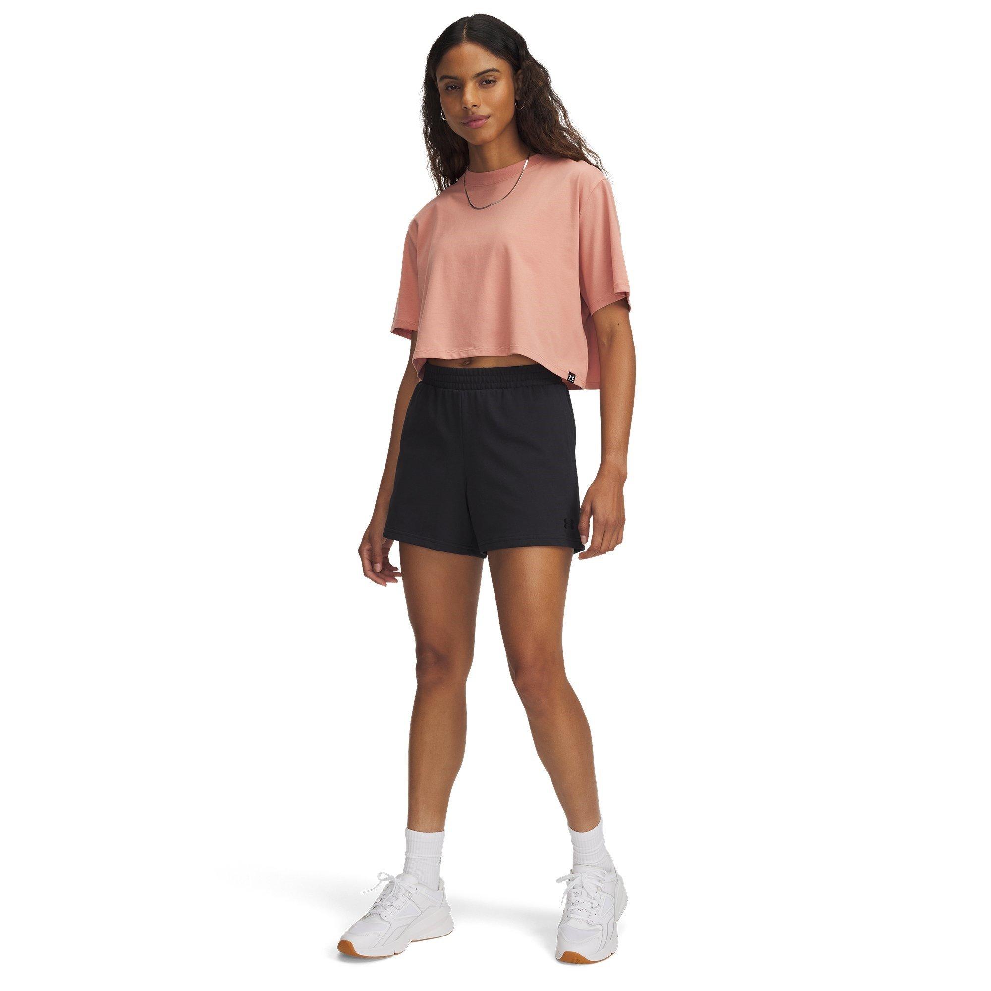 Black/Black - Under Armour - Rival Knitted Jersey Jogger Shorts - 3