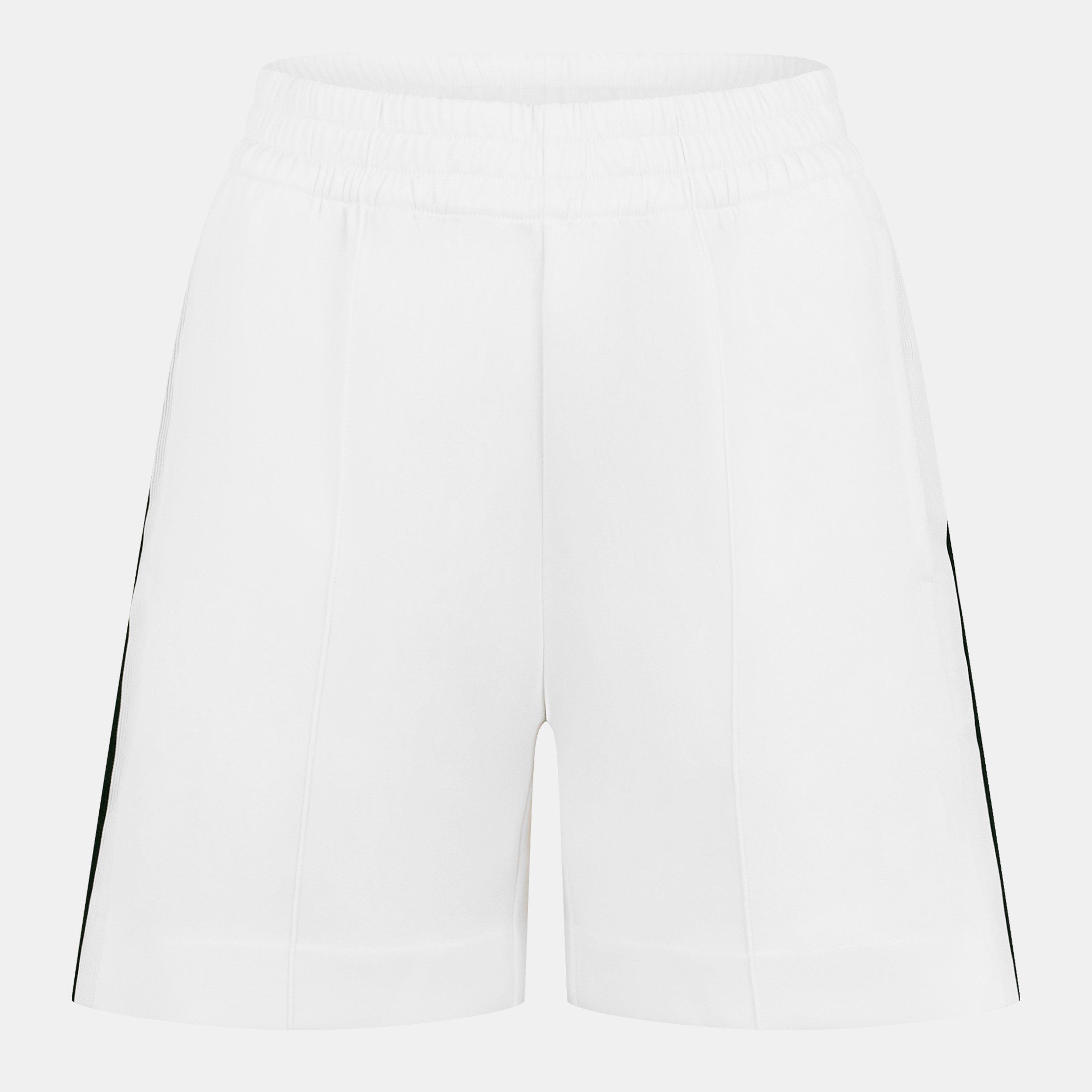 Pe Nation Women's Prelude Woven Tracksuit Shorts - Whisper White - 14 (L)