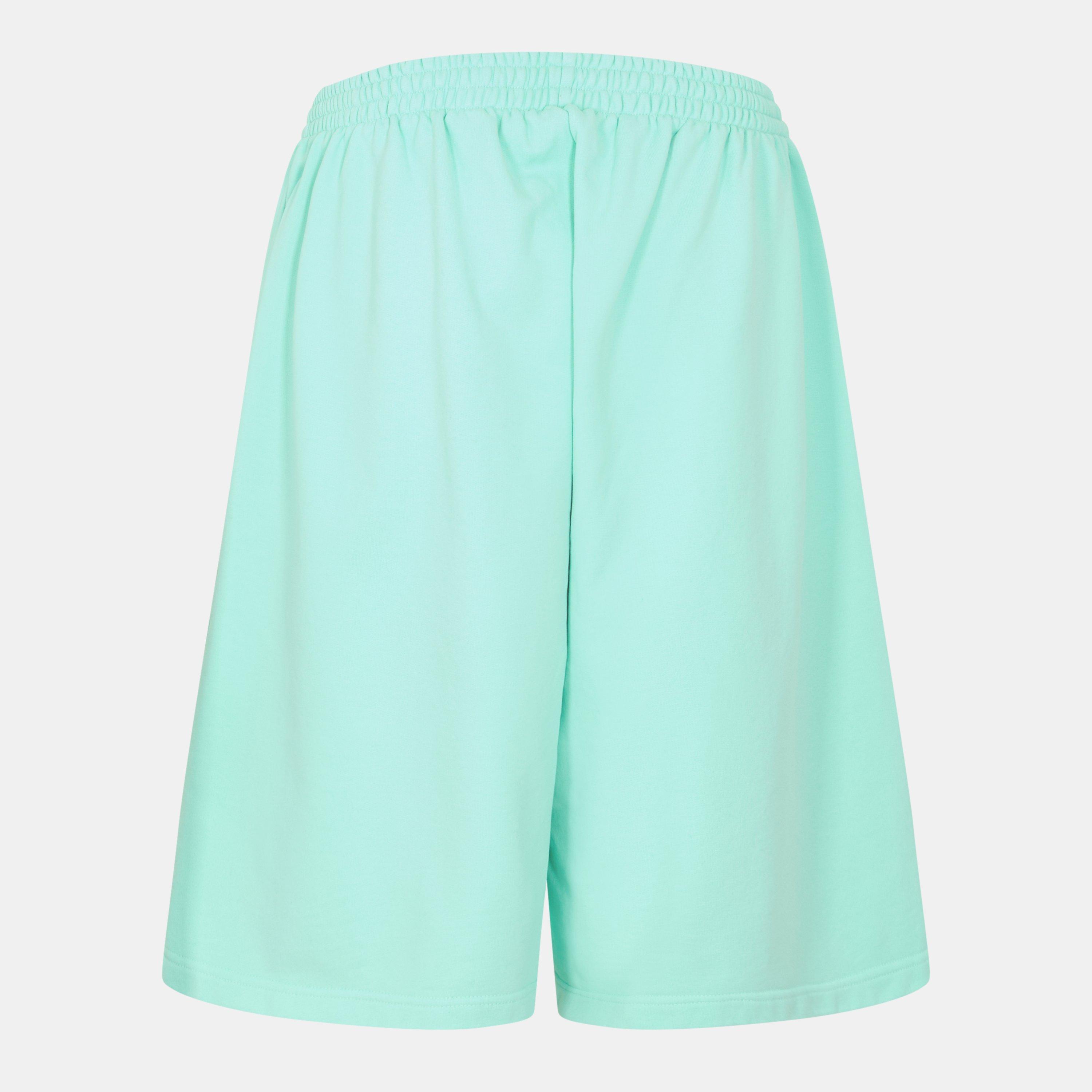 Mint/Mint W - Balenciaga - Women's Fleece Shorts - 2