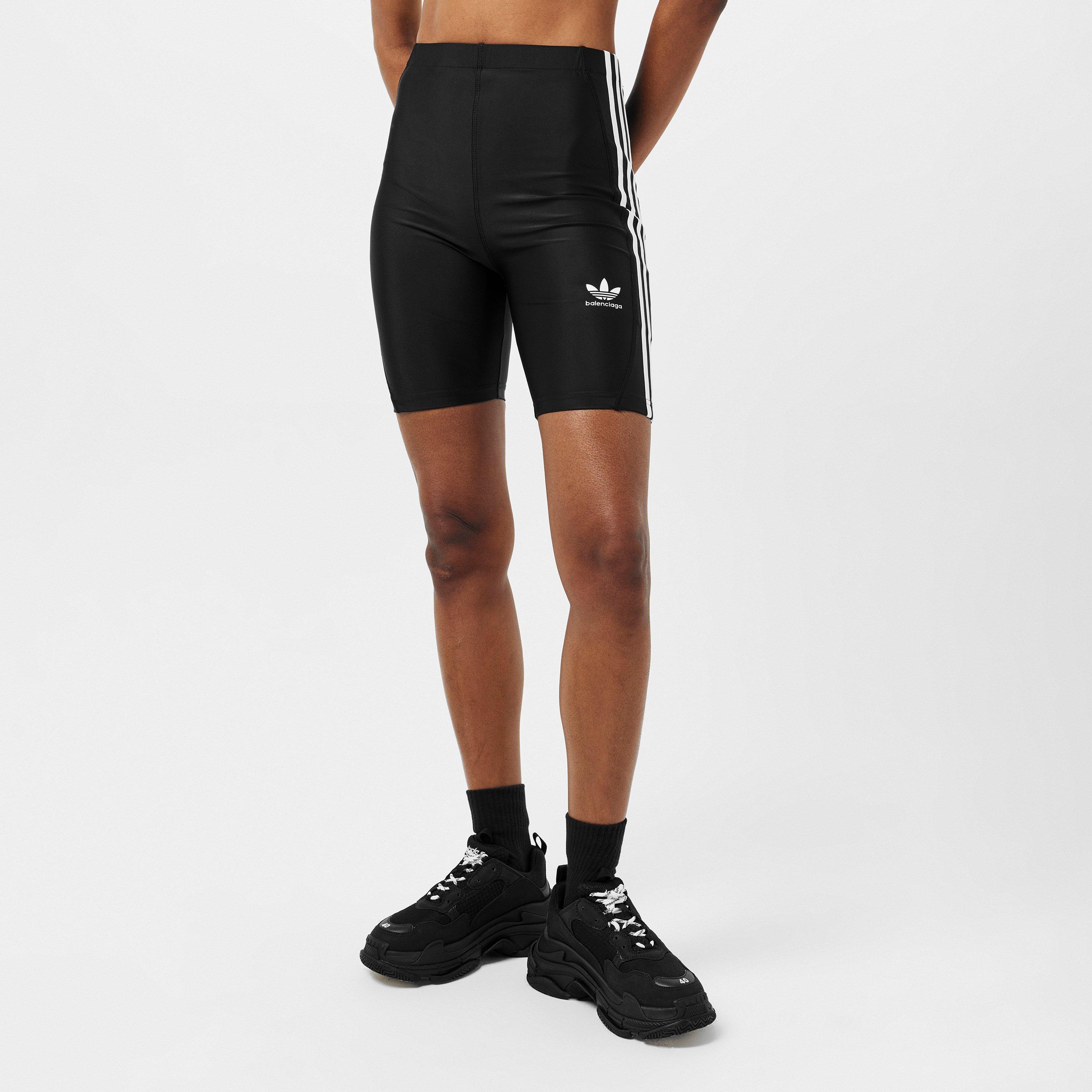 Black - Balenciaga - Women's Cycling Shorts - 3