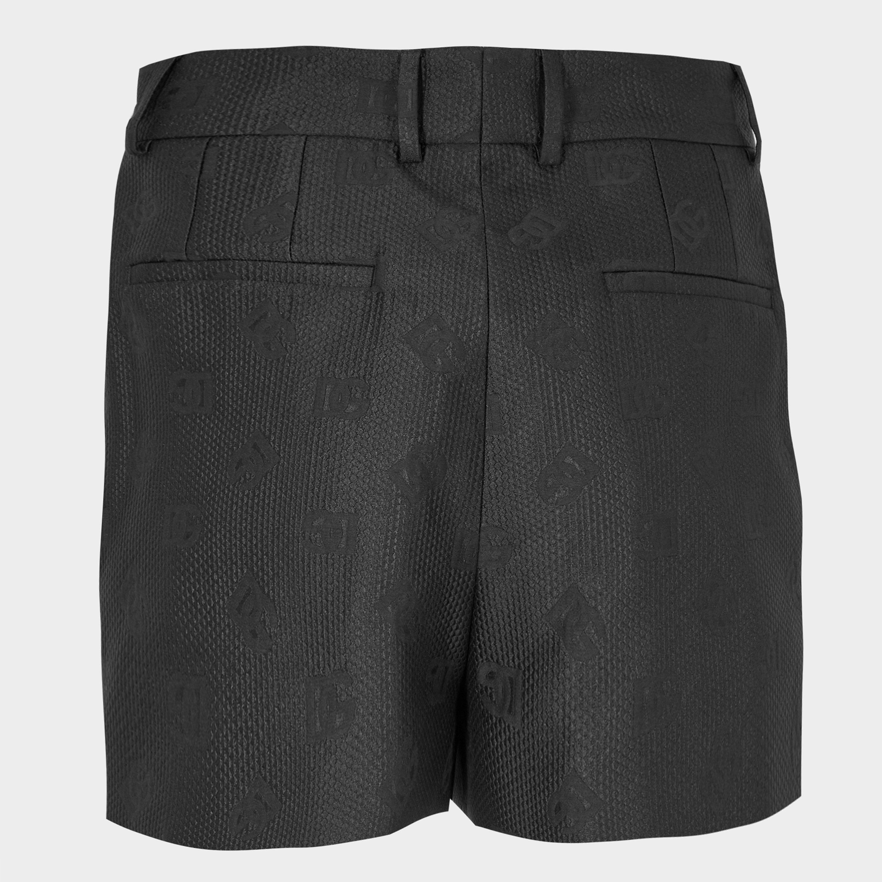 Nero - Dolce and Gabbana - Women's Structured Tailored Shorts - 2