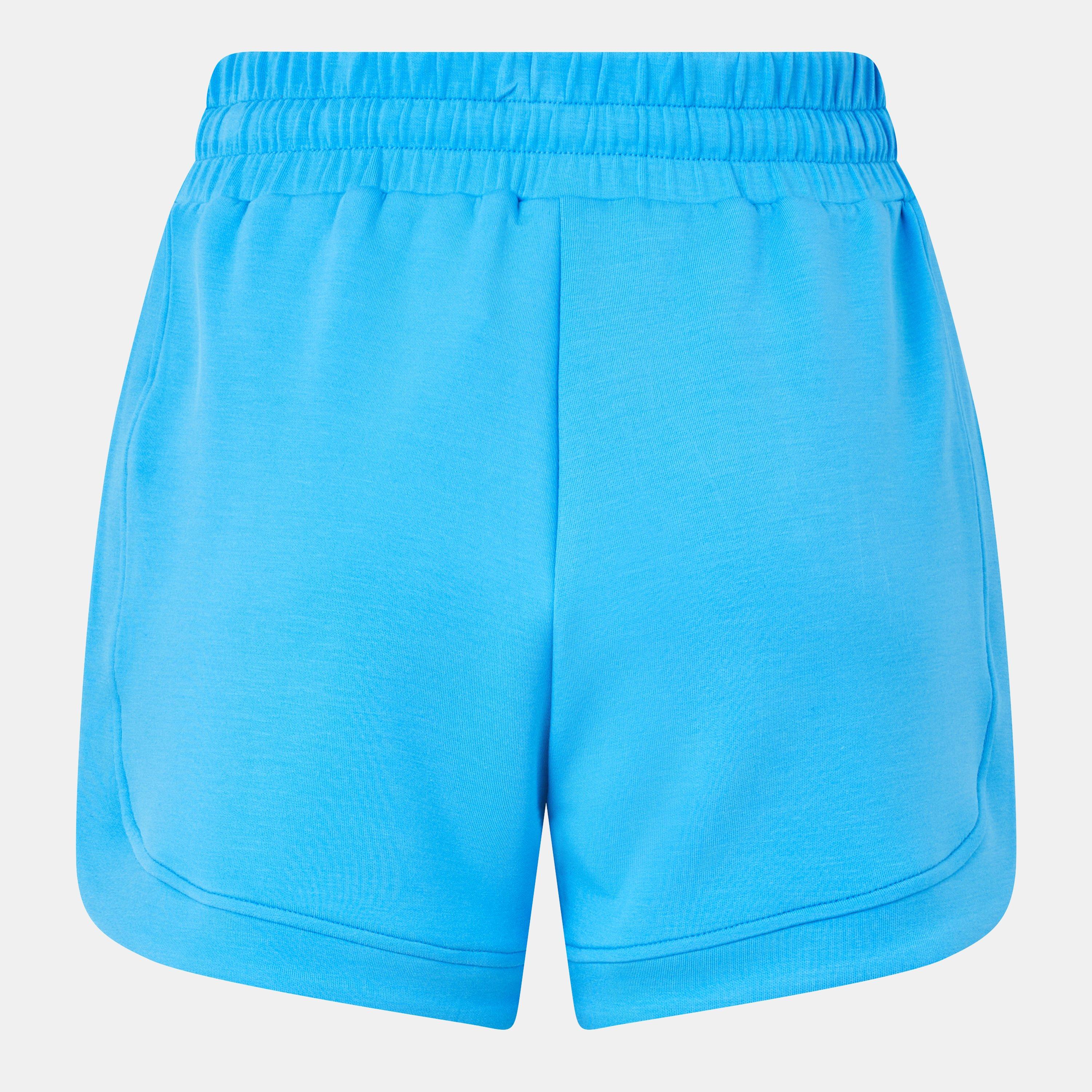 Azure Blue - Varley - Women's Ollie Fleece Jogger Shorts - 2