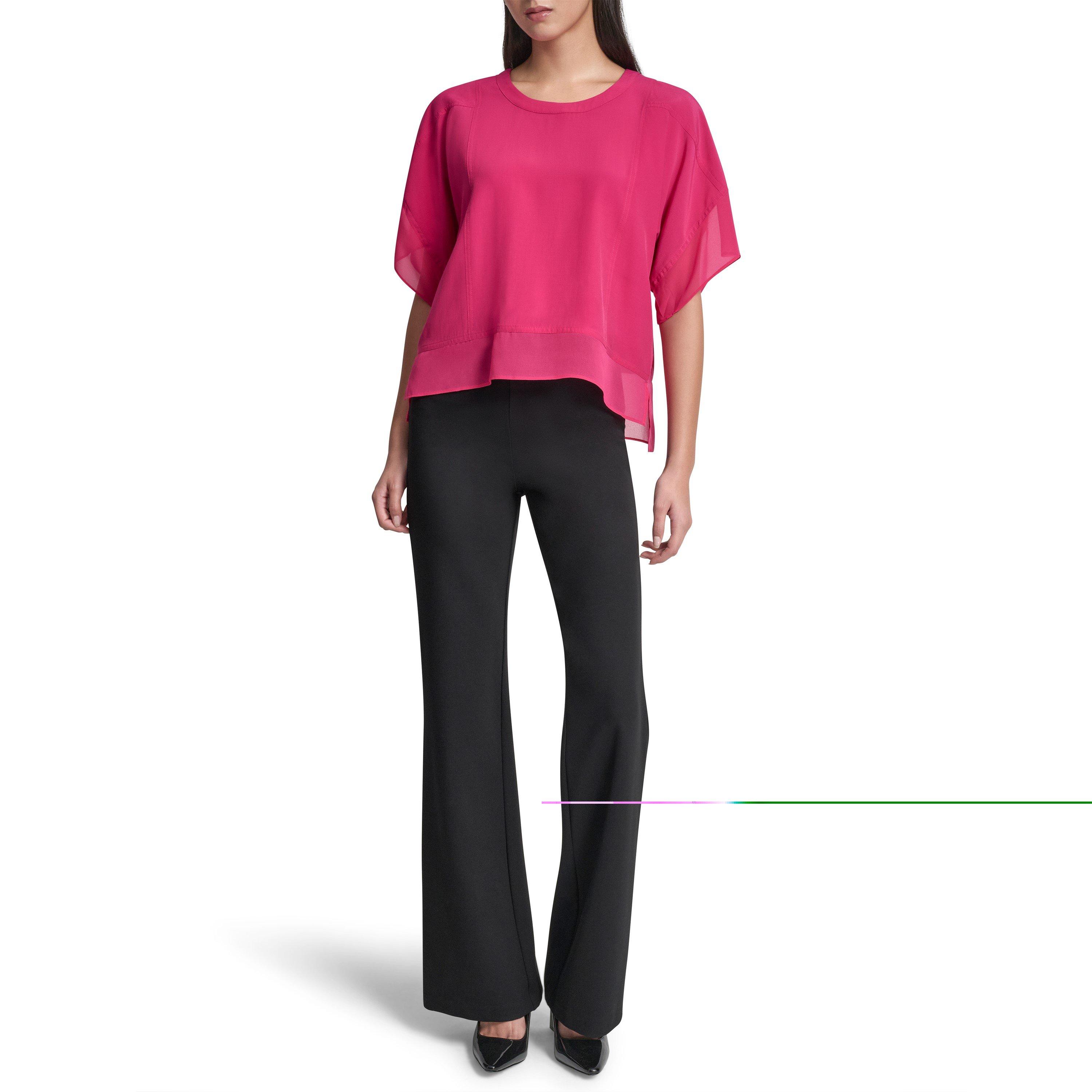 Hot Pink - DKNY - DKNY Dolman Top Ld62 - 4