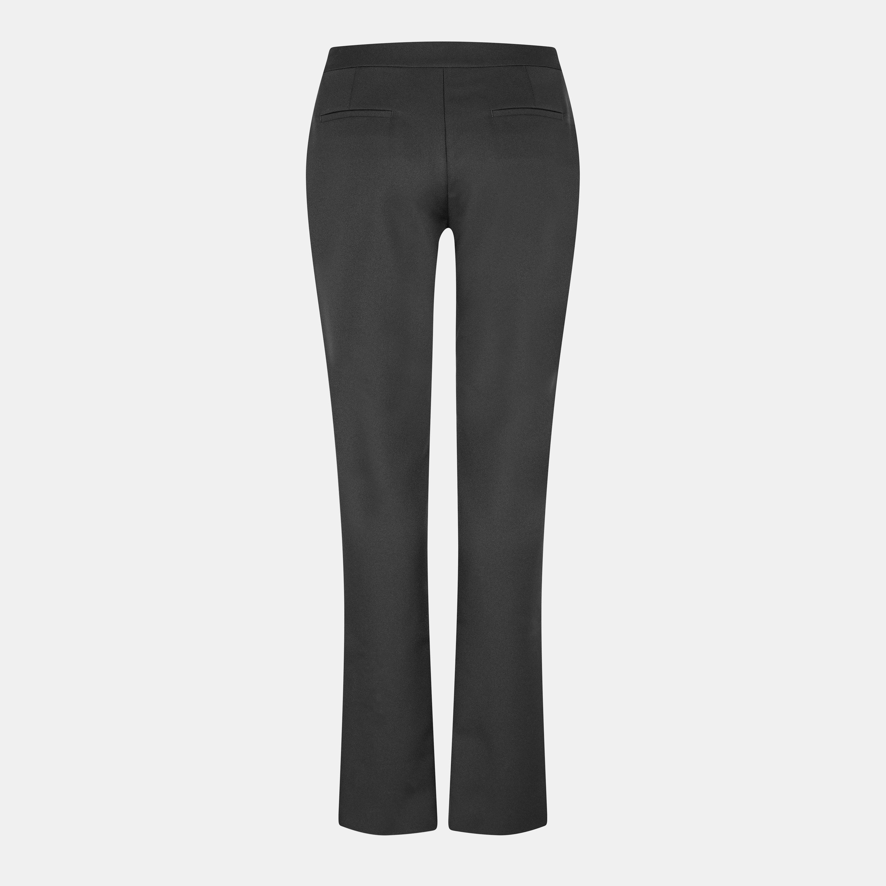 Black - Off White - Women's three quarter Track Trousers - 2