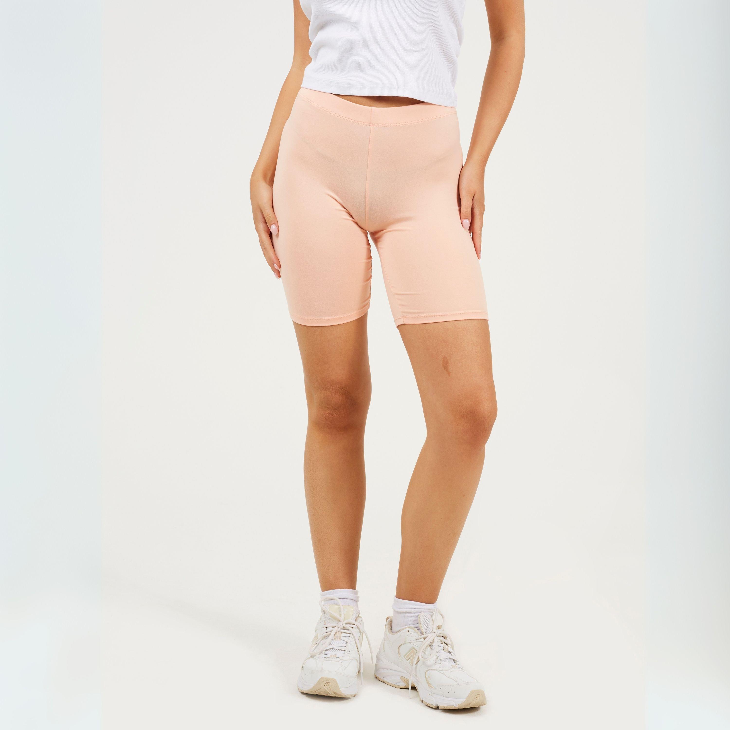 Brave Soul Women's Cycling Shorts Peach - 8 (XS)