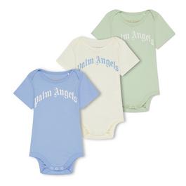 Palm Angels 3 Pack Logo Bodysuit Babies