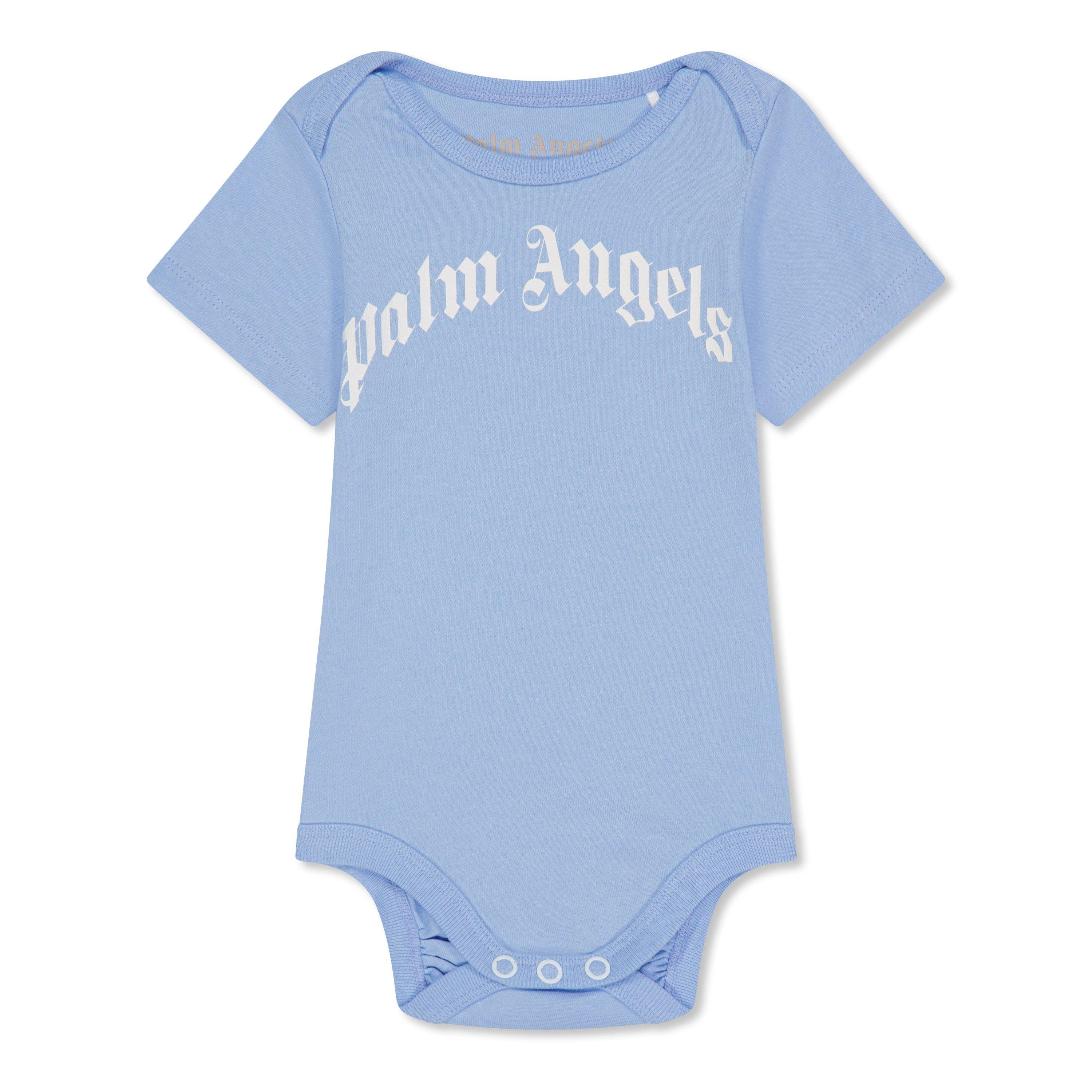 Blue White 4003 - Palm Angels - Kids' 3-Pack Logo Bodysuits - 3