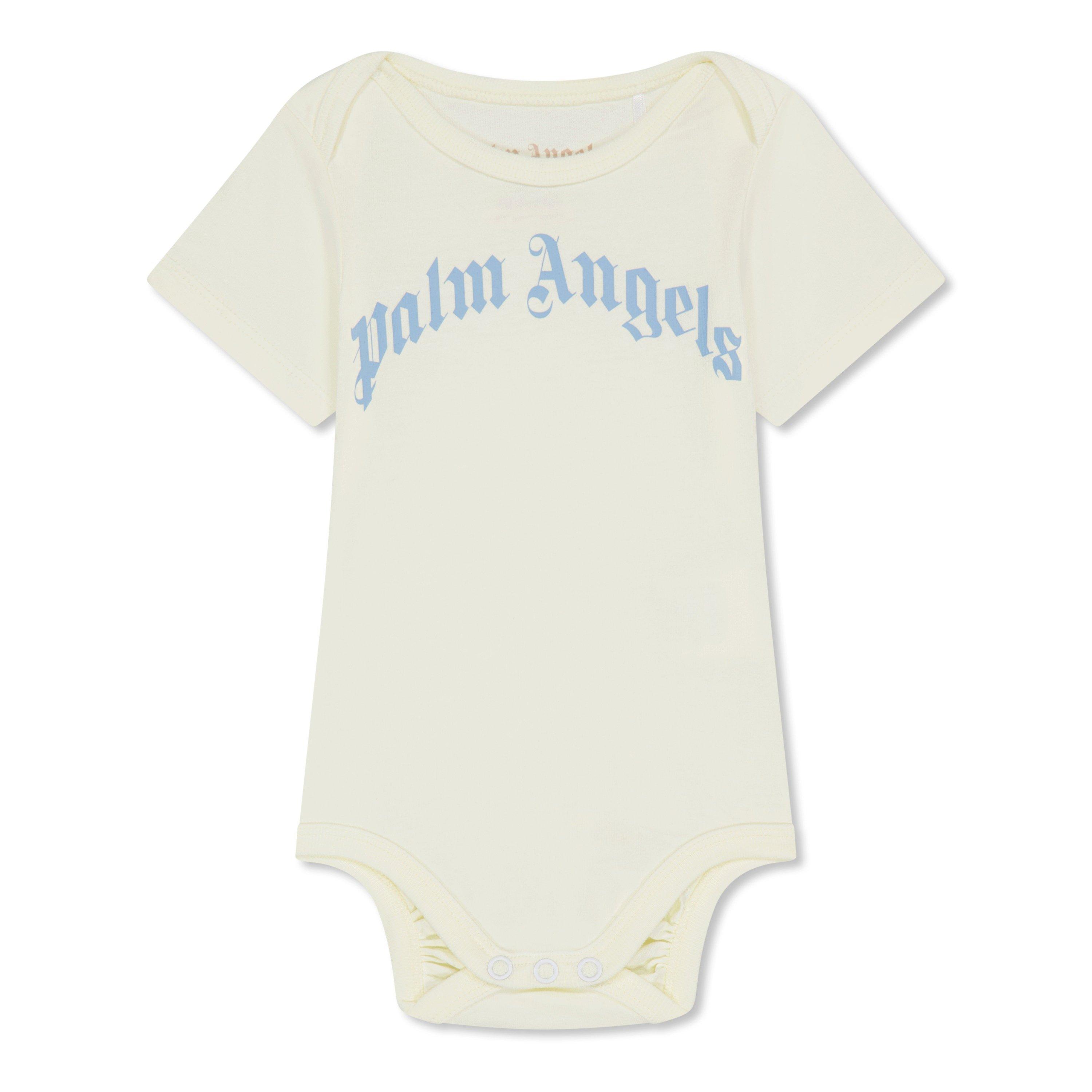 Blue White 4003 - Palm Angels - Kids' 3-Pack Logo Bodysuits - 4