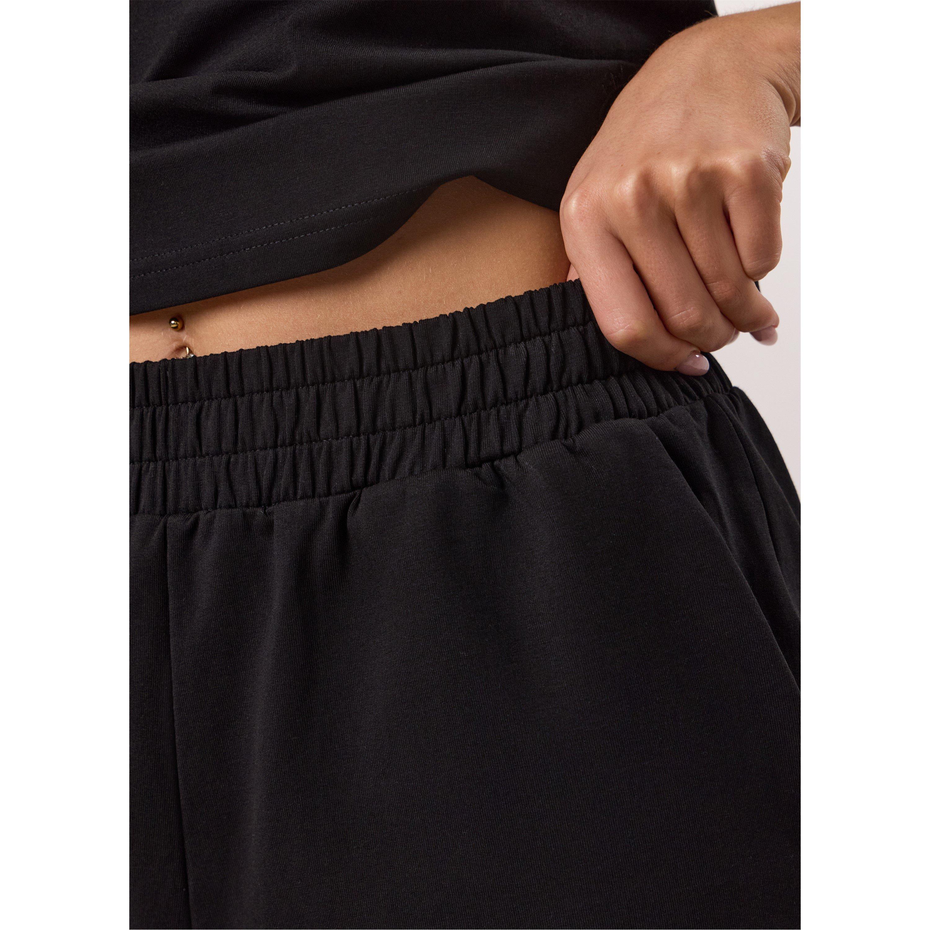 Black - Gym King - Gym King Victory Cotton Loopback Short - Black - 5