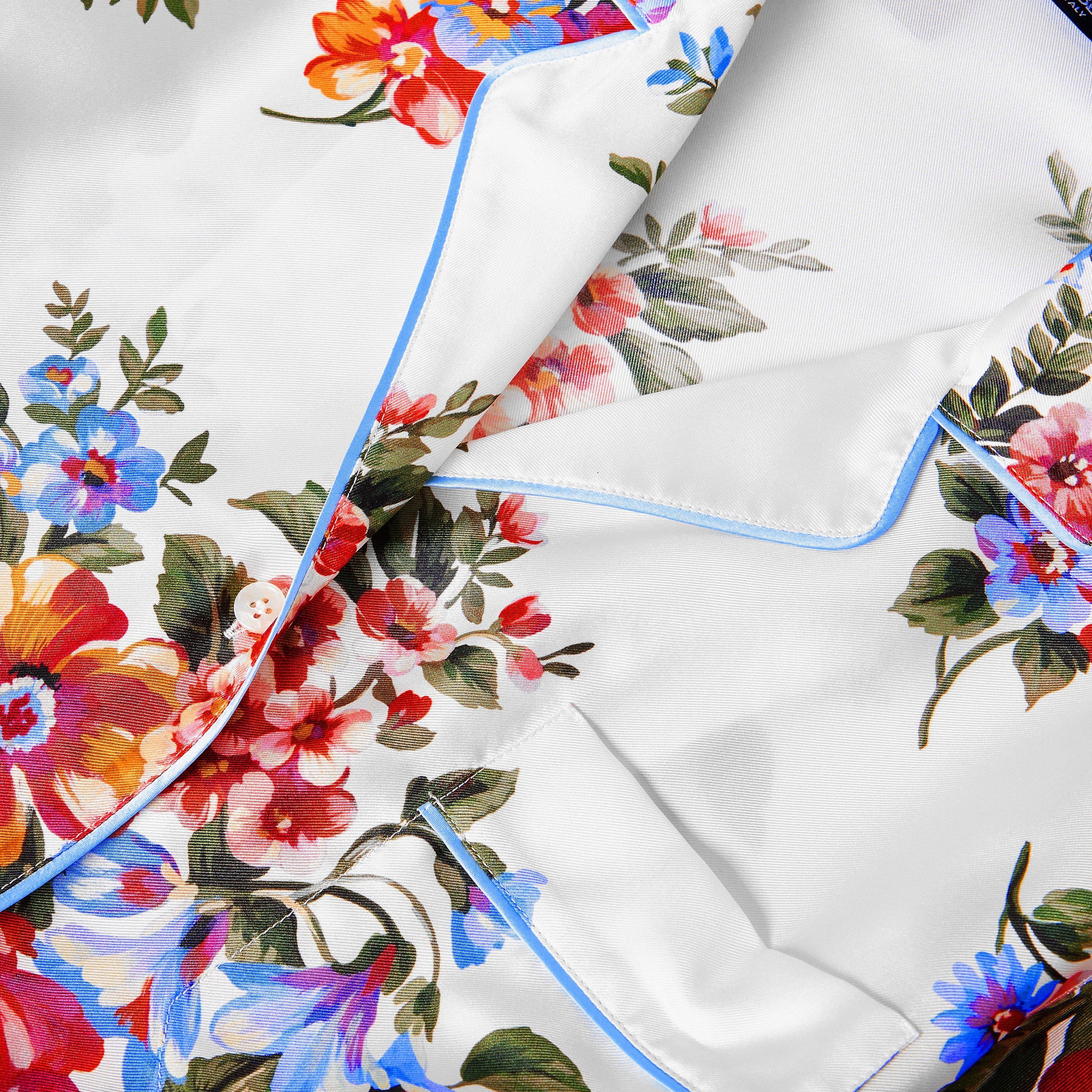 Fiori Bianco - Dolce and Gabbana - DG Floral Wrp Blouse Ld61 - 5