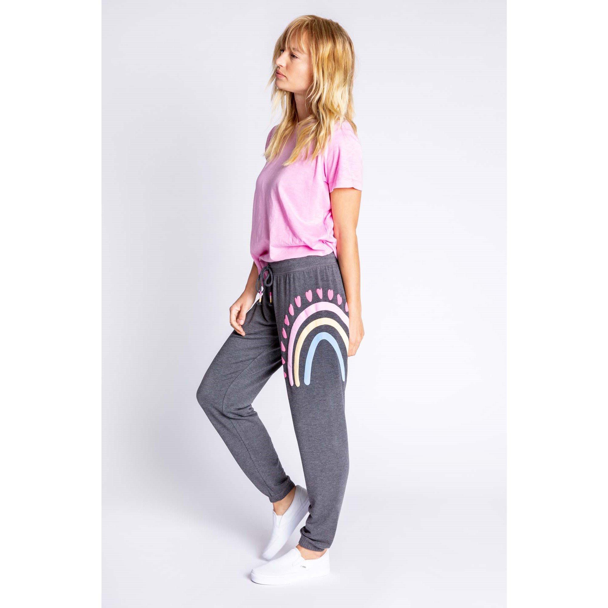 Pj Salvage Women's Cuffed Pant - Anthrazit-Mel. - 12 (M)