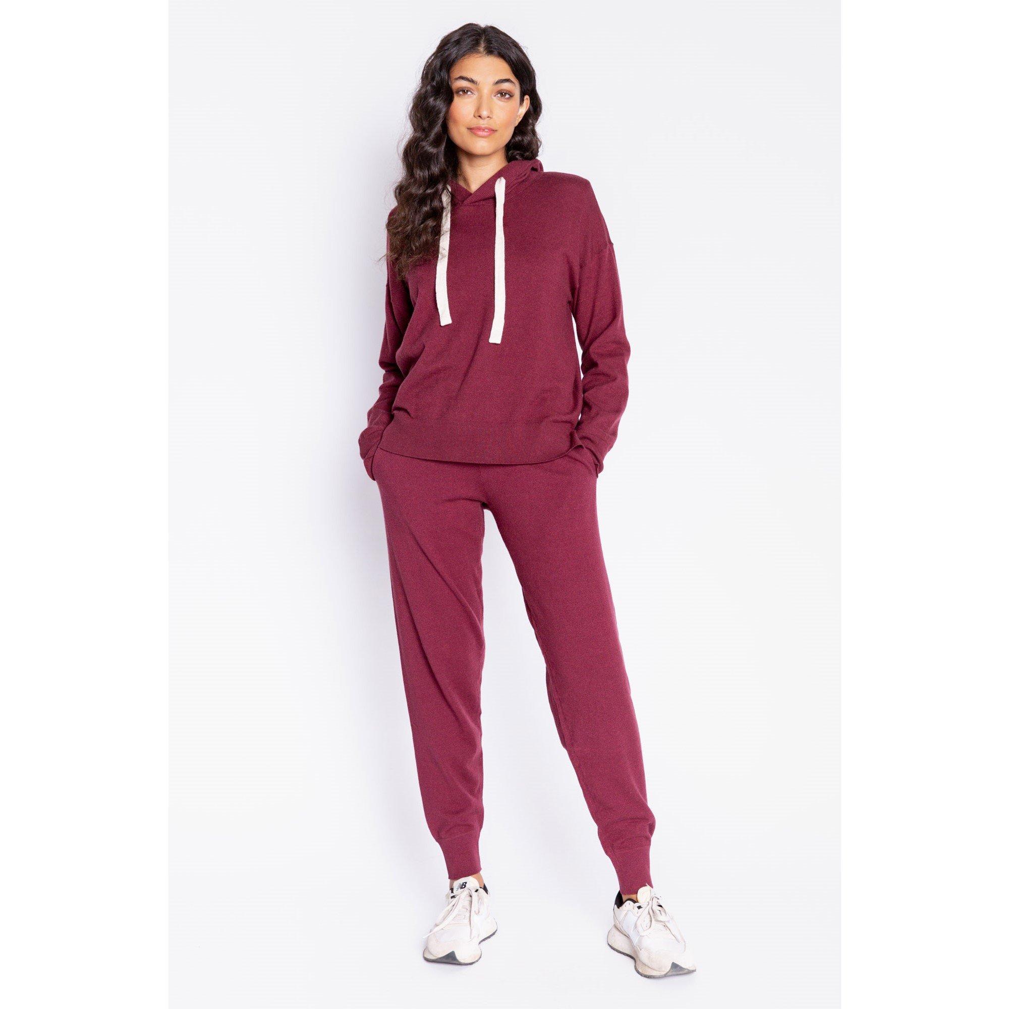 Pj Salvage Women's Pant Bordeaux - 10 (S)