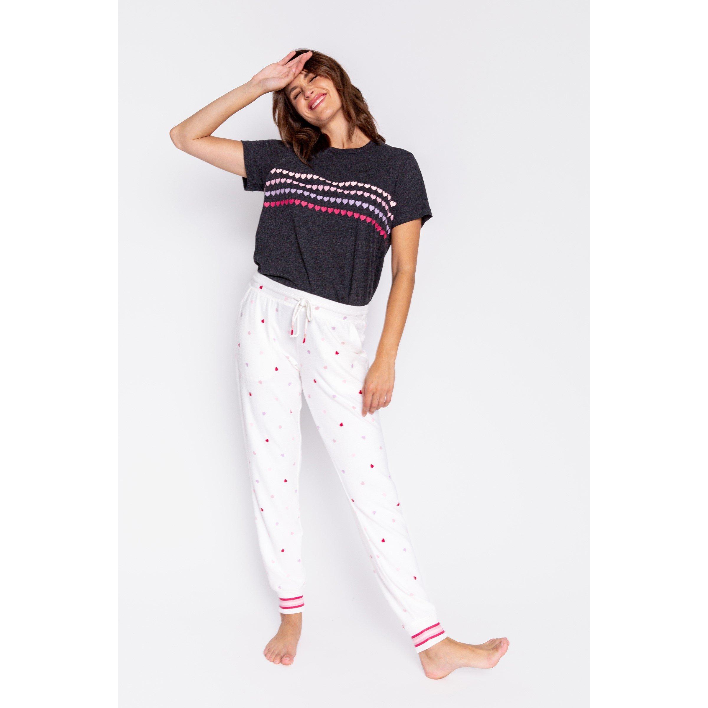 Pj Salvage Women's Heart Pant - Off-White - 8 (XS)