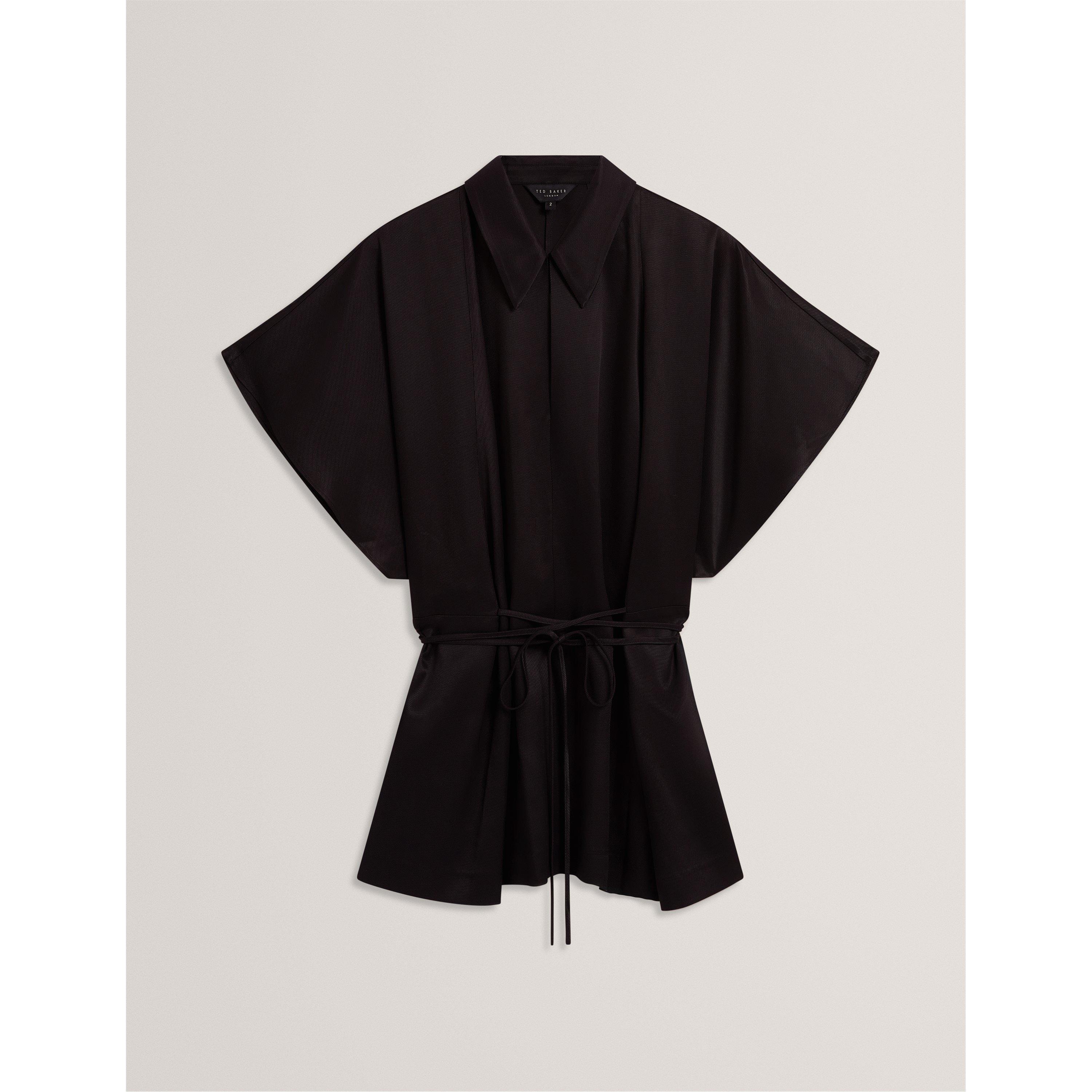 Black - Ted Baker - Women's Short Sleeve Blouse - 1