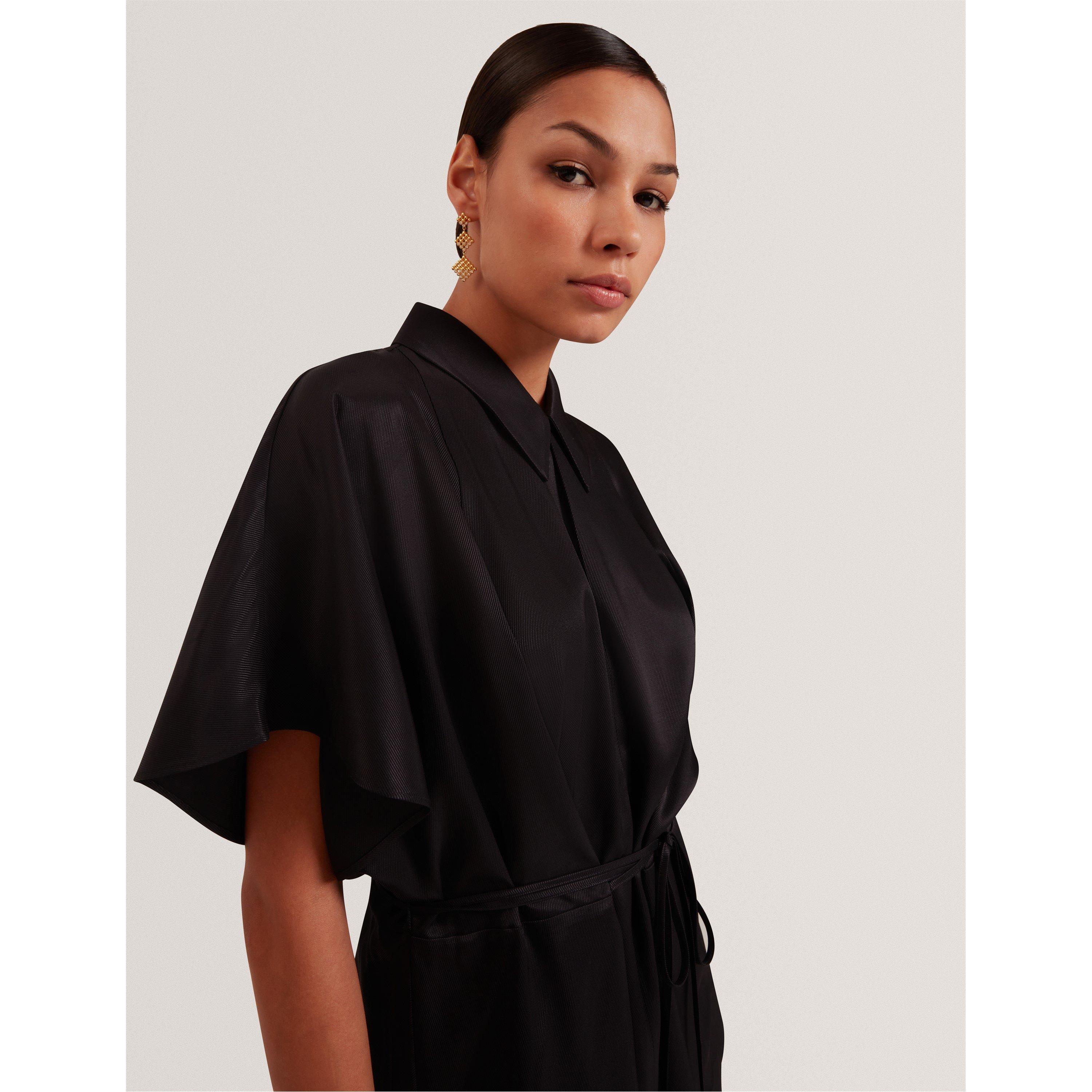 Black - Ted Baker - Ted SS Plain Shirt Ld61 - 4