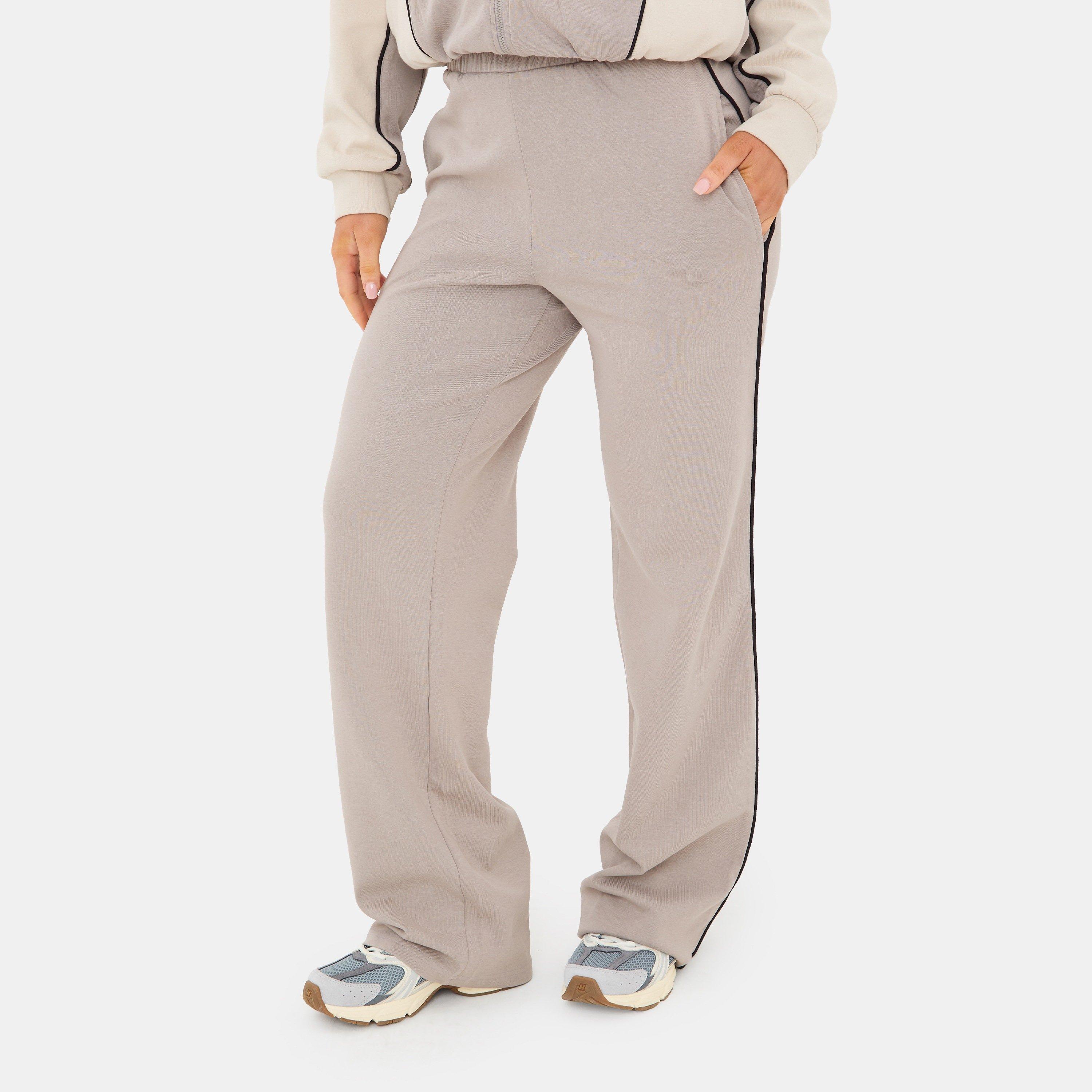 Taupe - I Saw It First - Contrast Panel Jogger - 2