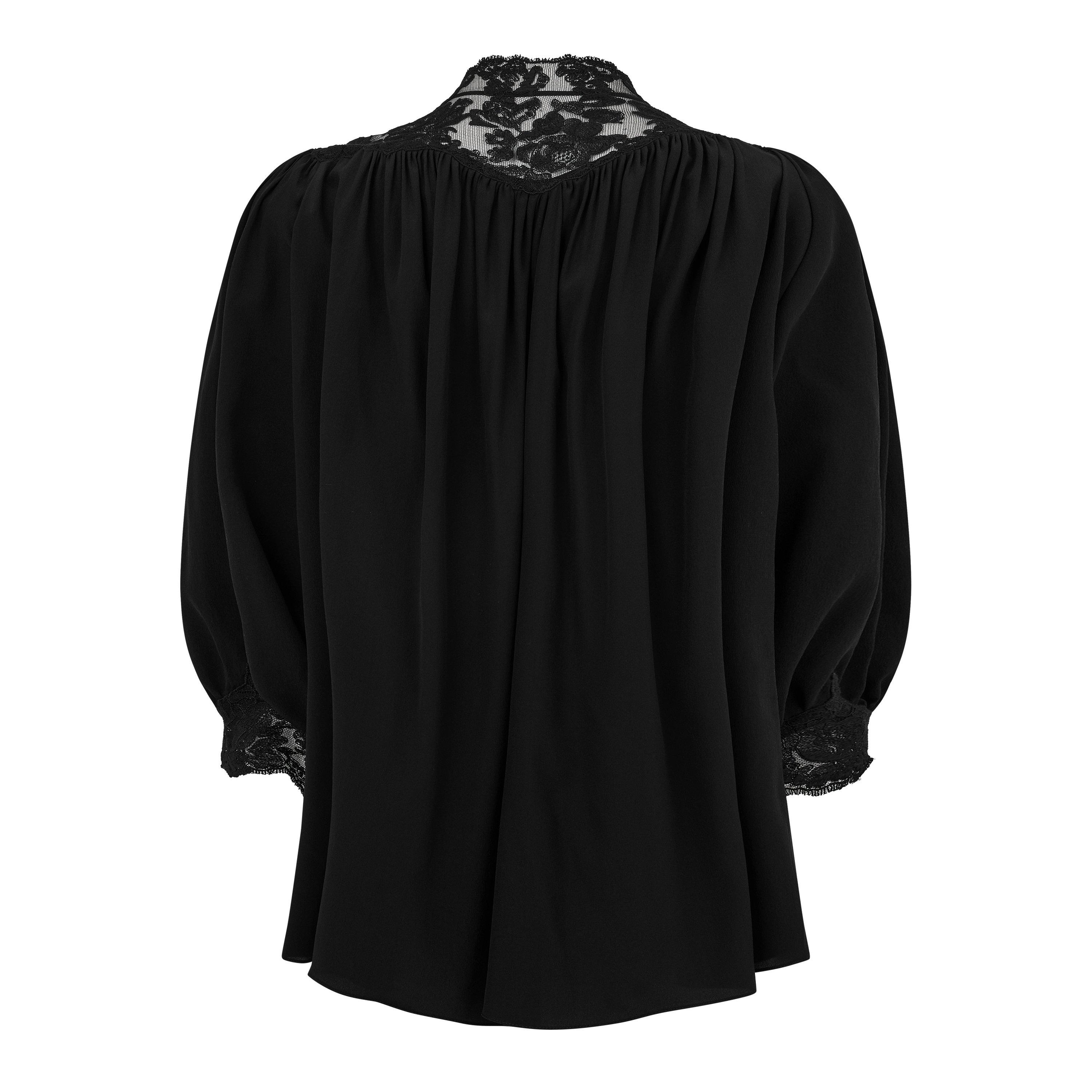 Black - Chloe - Chloe Lace Blouse Ld62 - 2