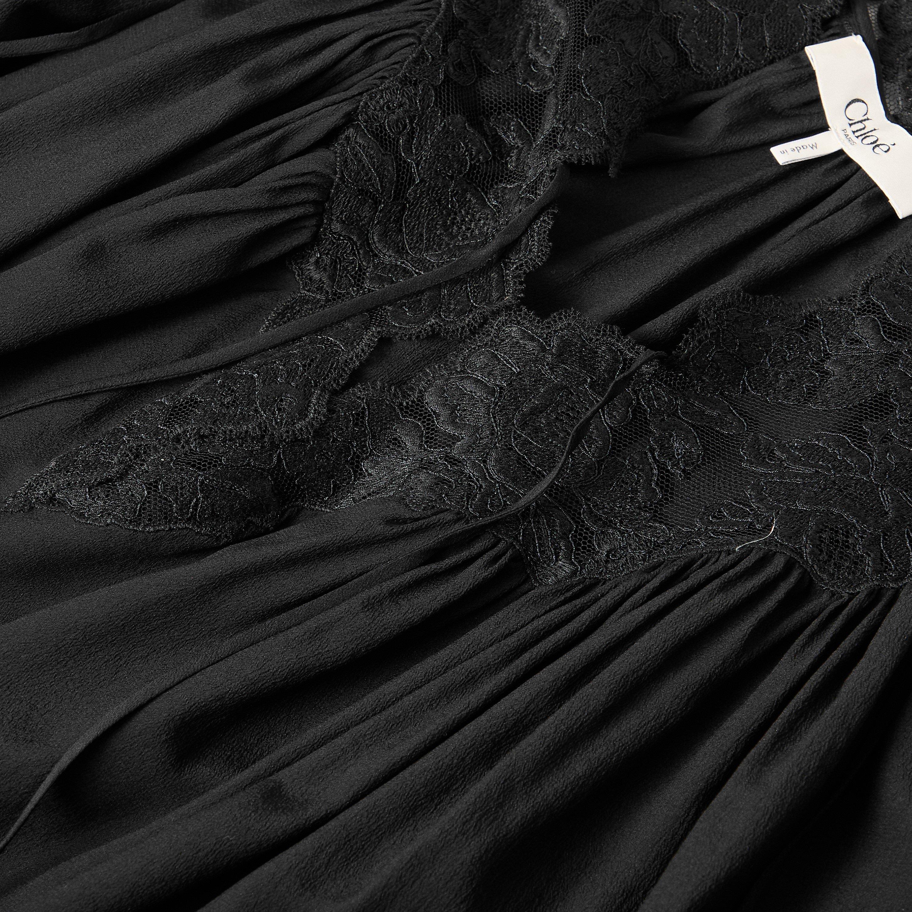 Black - Chloe - Chloe Lace Blouse Ld62 - 3